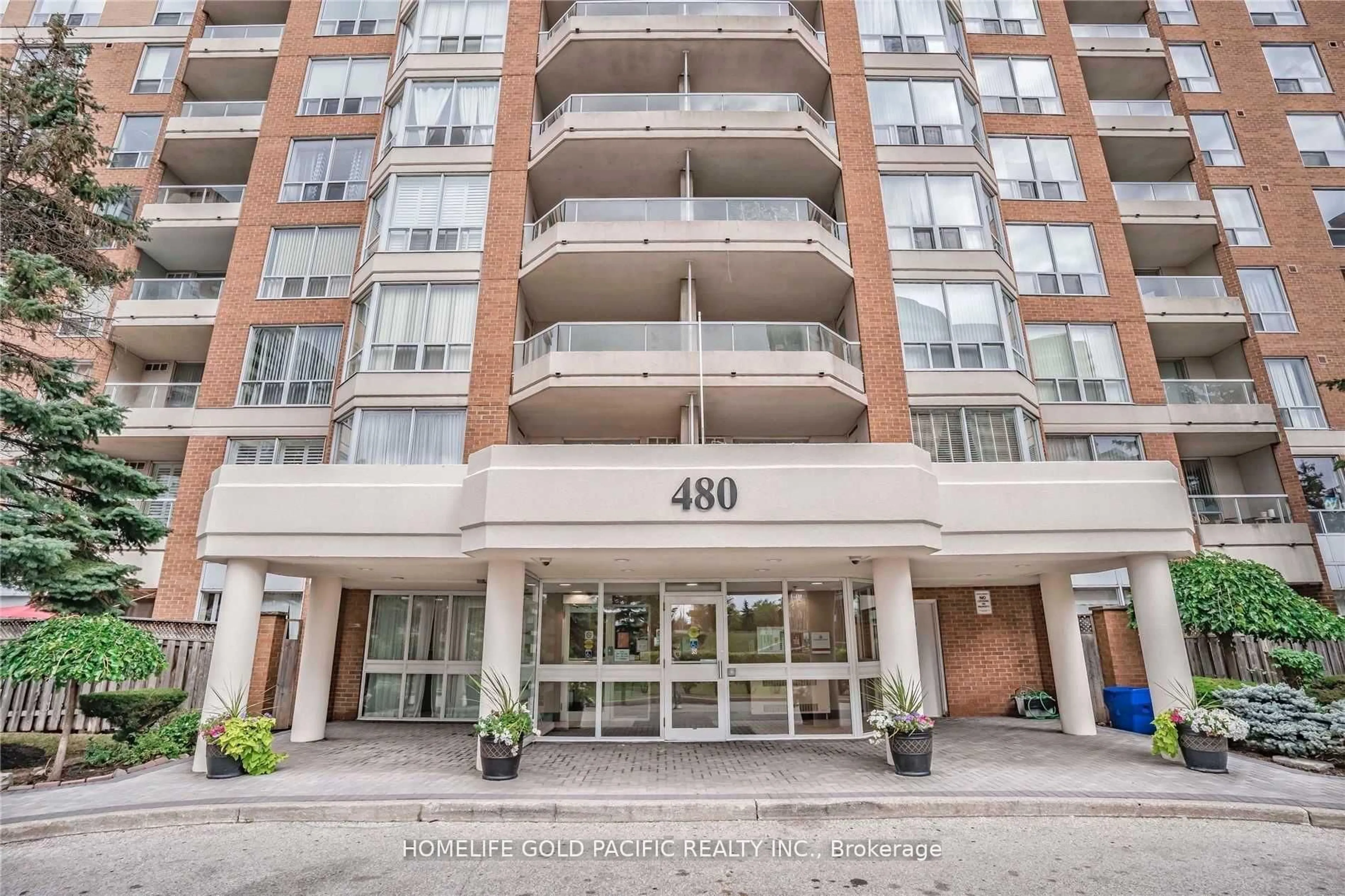 Indoor foyer for 480 McLevin Ave #504, Toronto Ontario M1B 5N9