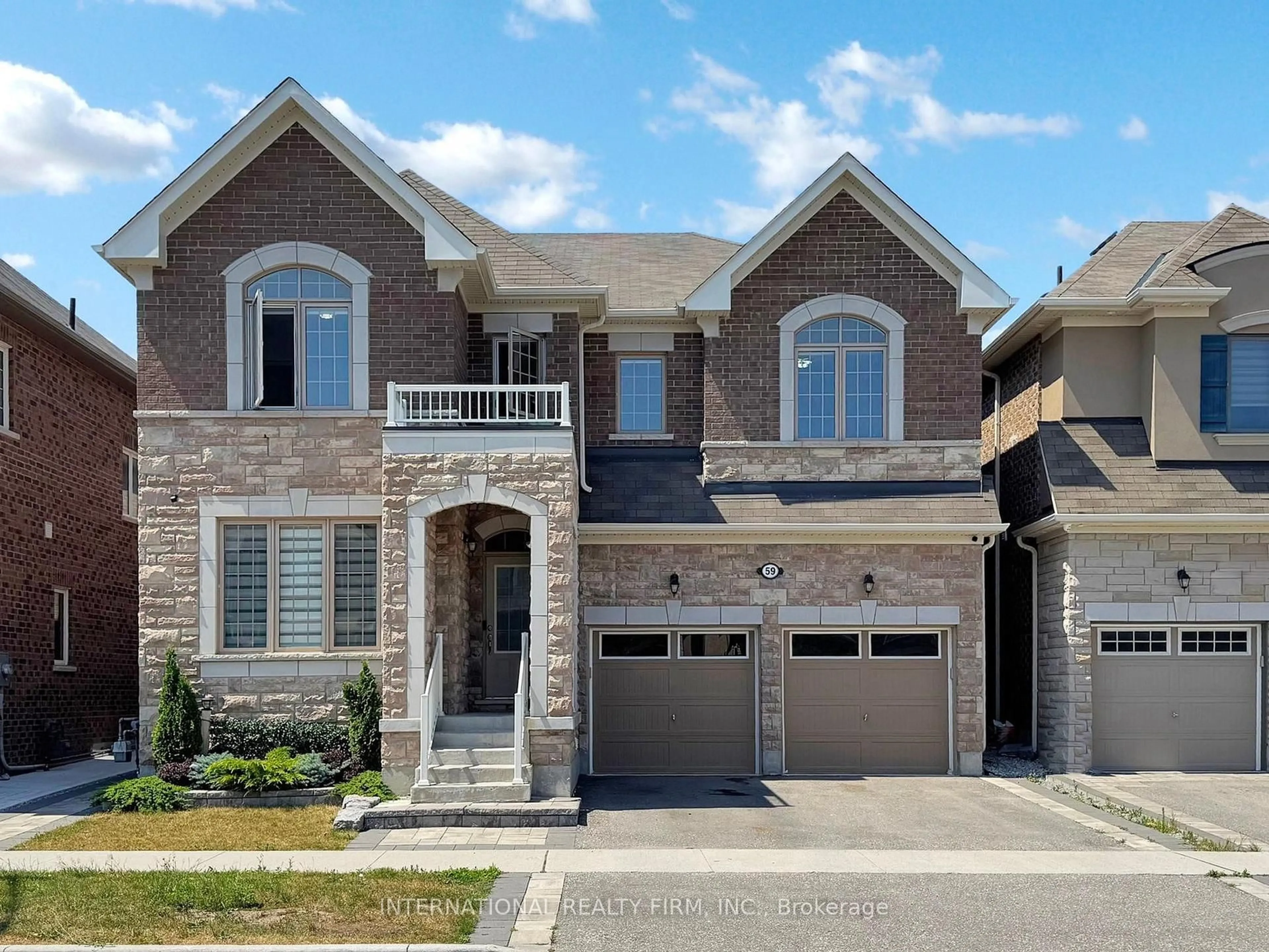 Home with brick exterior material, street for 59 Westfield Dr, Whitby Ontario L1P 0E9