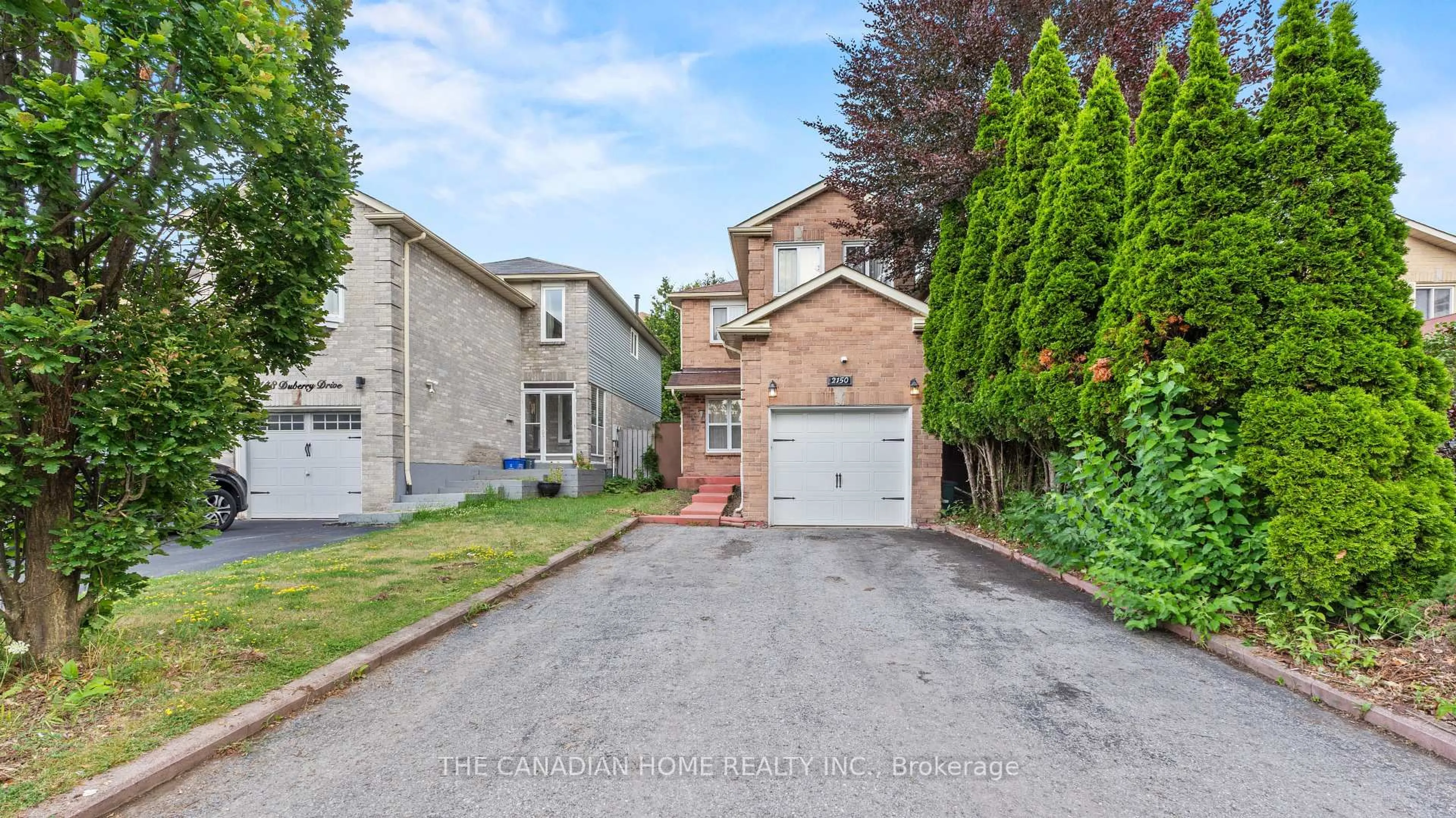 Home with brick exterior material, street for 2150 Duberry Dr, Pickering Ontario L1X 2A5