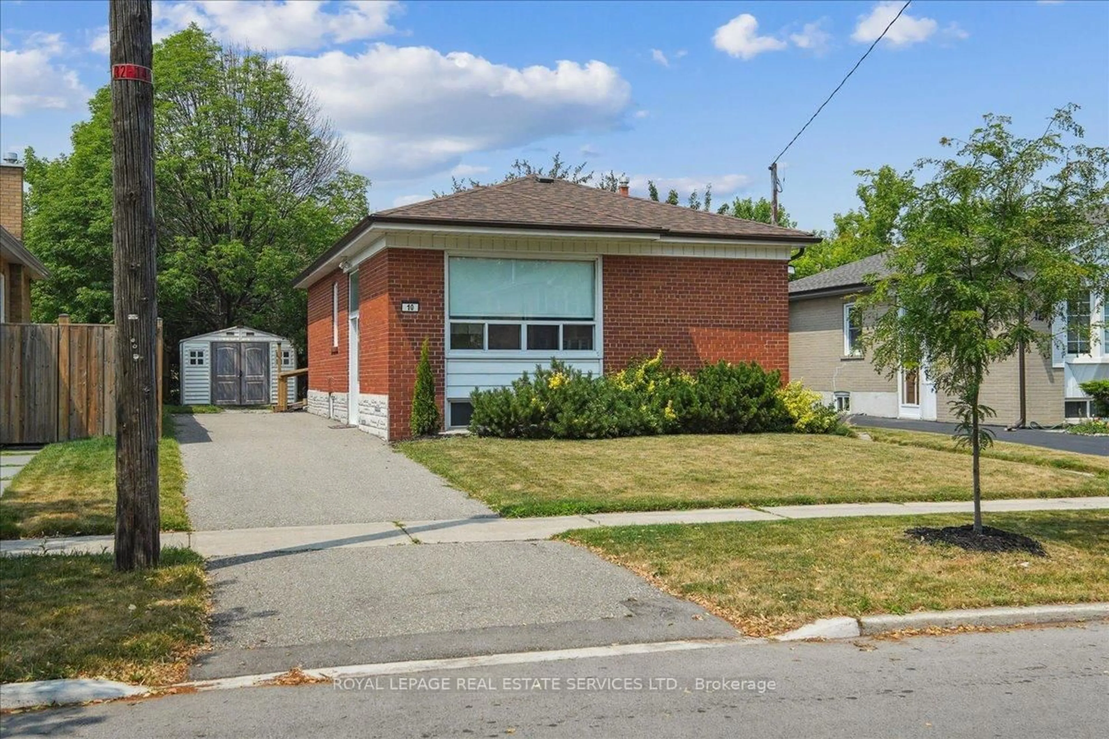 Home with brick exterior material, street for 10 Mendip Cres, Toronto Ontario M1P 1Y4