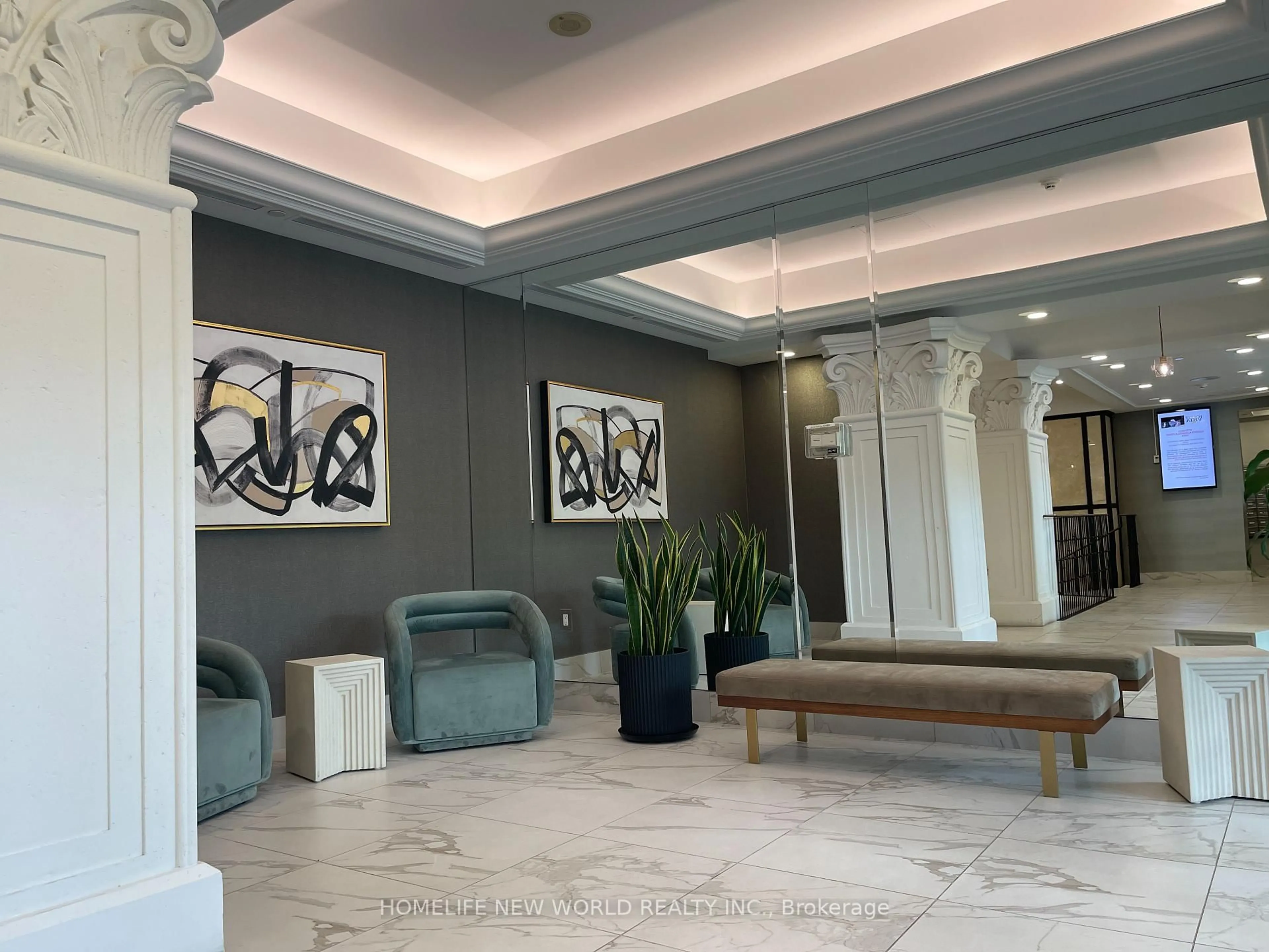 Lobby for 61 Town Centre Crt #Ph9, Toronto Ontario M1P 5C5