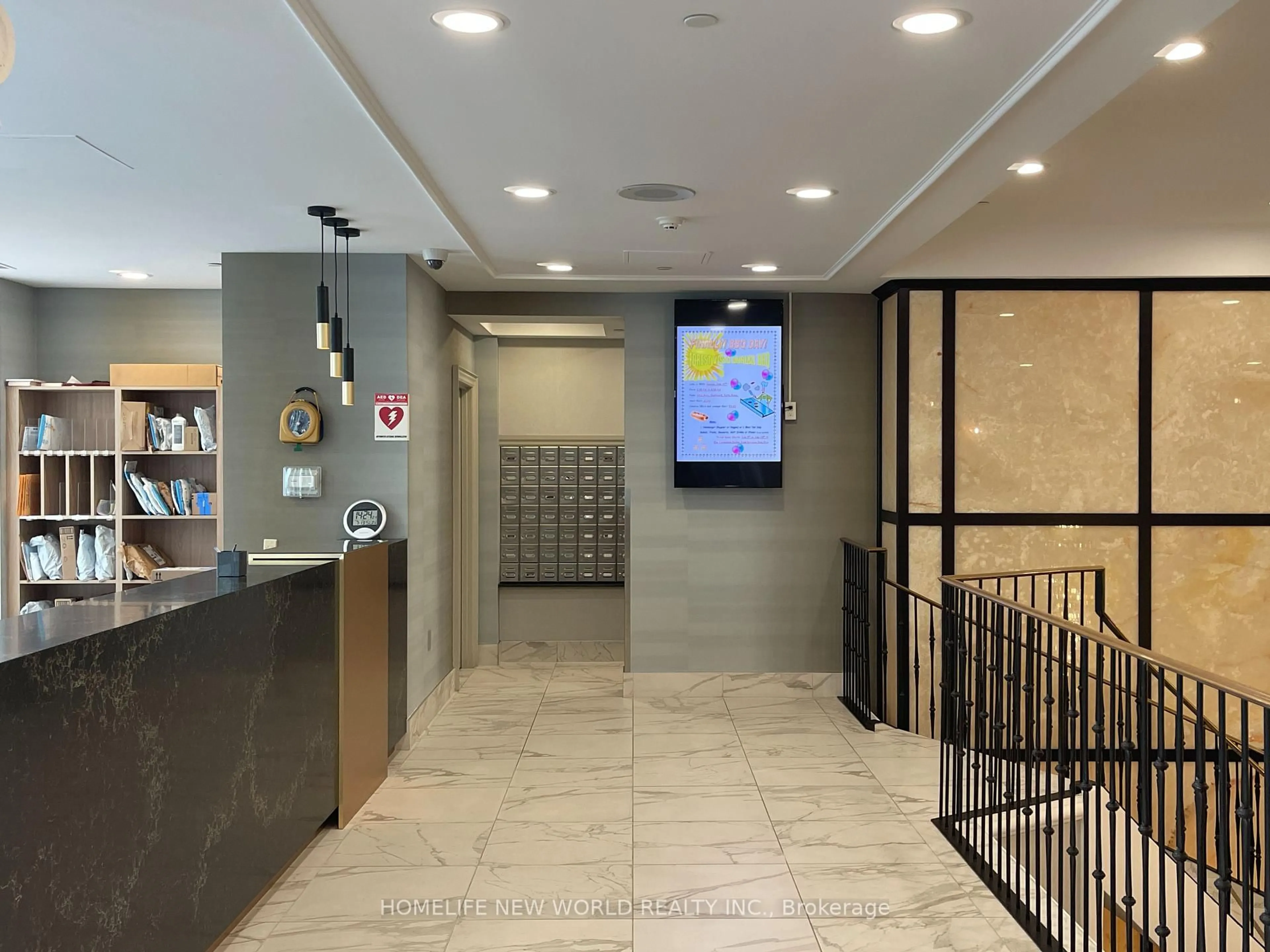 Indoor foyer for 61 Town Centre Crt #Ph9, Toronto Ontario M1P 5C5