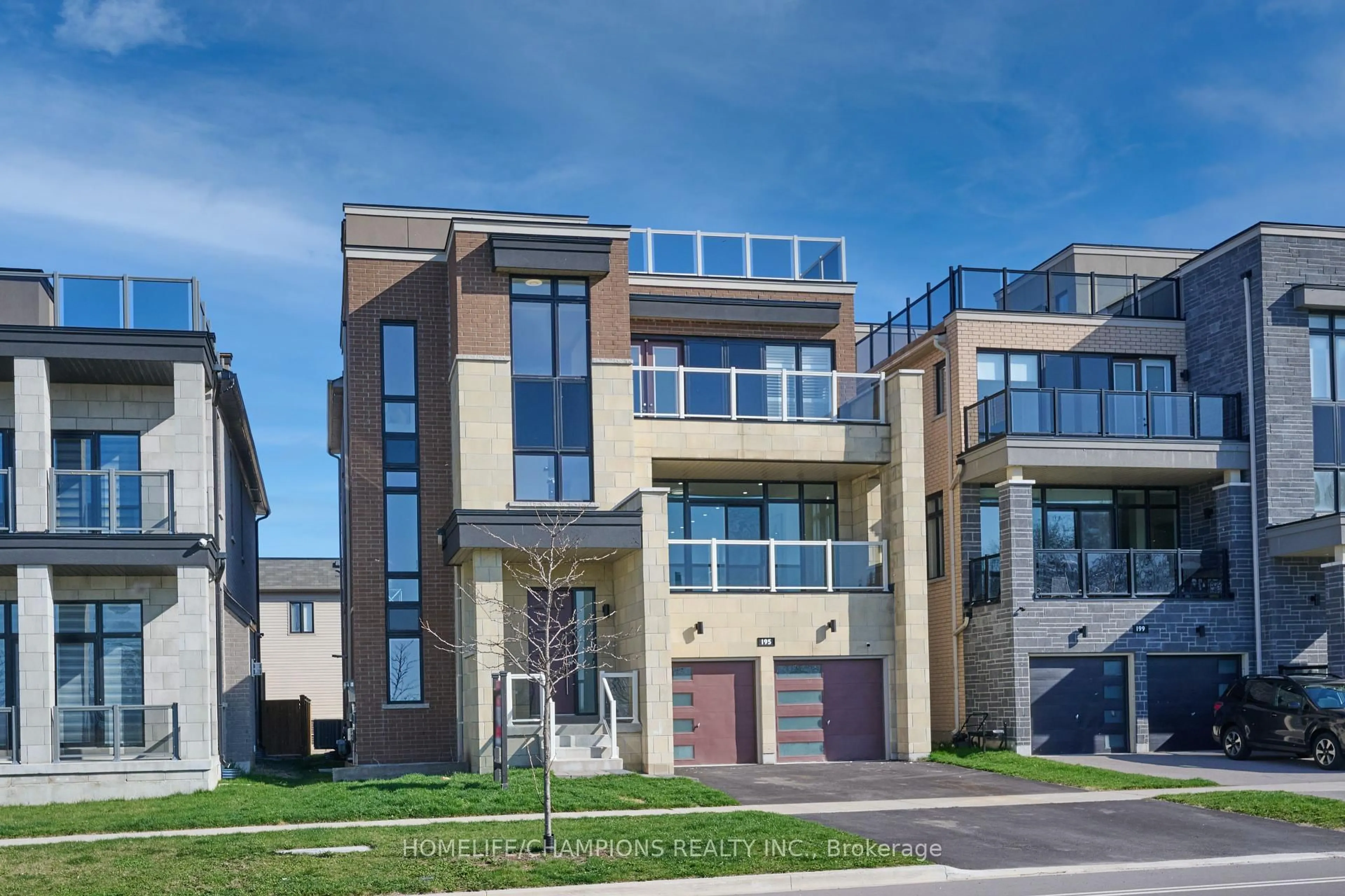 Home with brick exterior material, street for 195 Port Darlington Rd, Clarington Ontario L1C 2W3