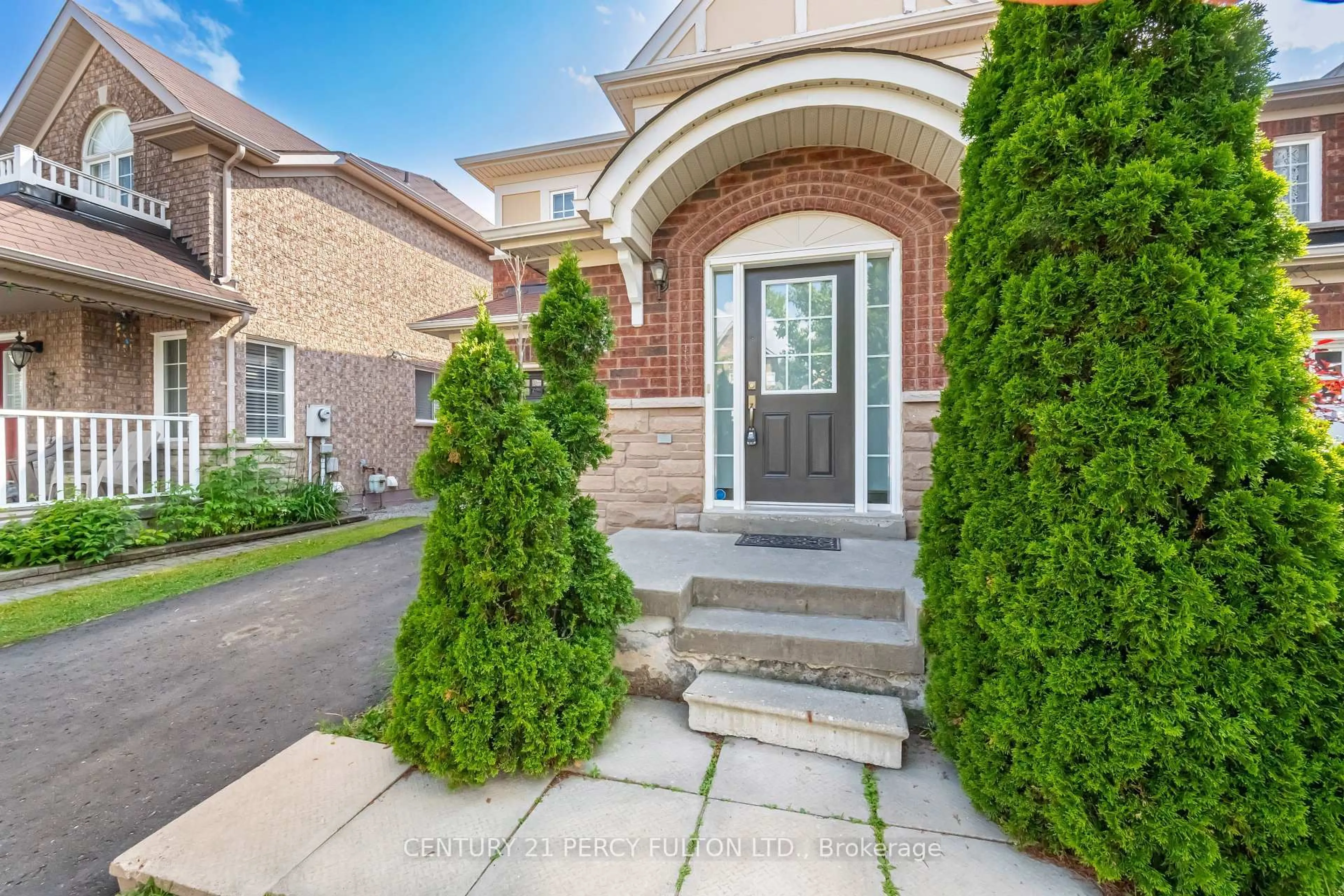Home with brick exterior material, street for 36 Feint Dr, Ajax Ontario L1T 0E5