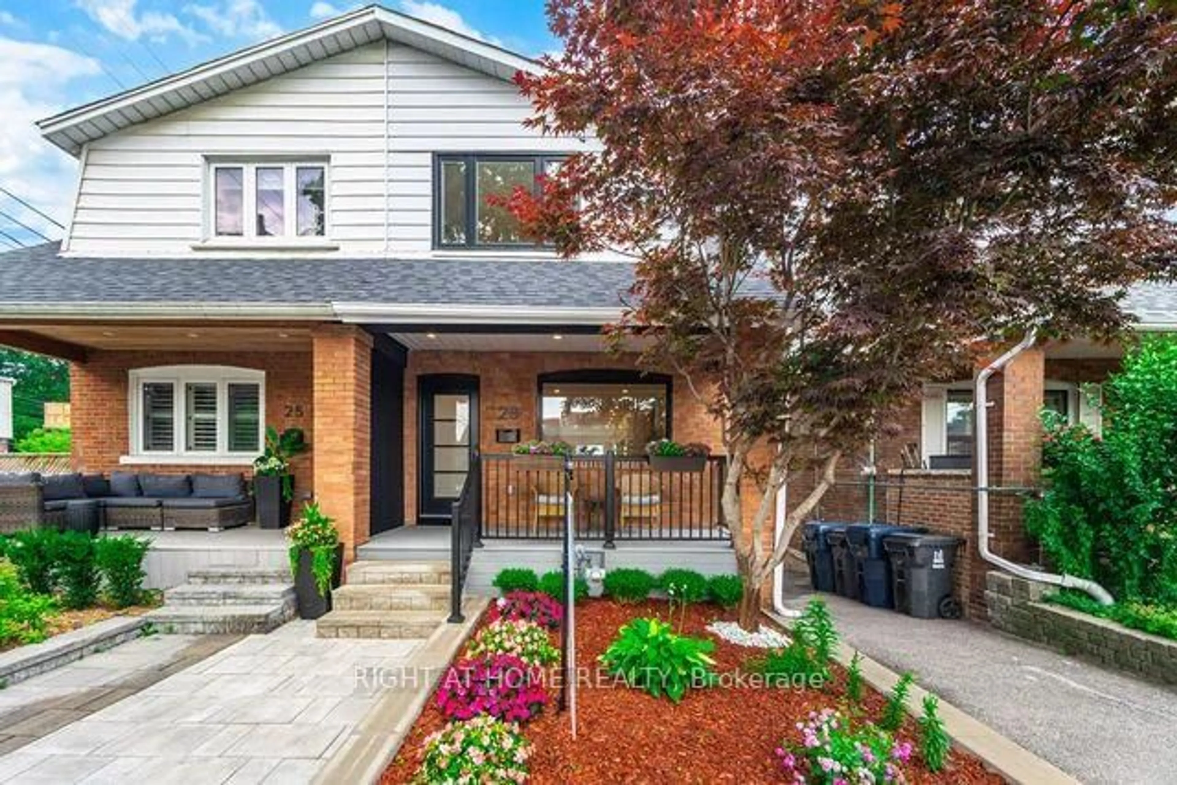 Home with brick exterior material, street for 23 Bowmore Rd, Toronto Ontario M4L 3H6