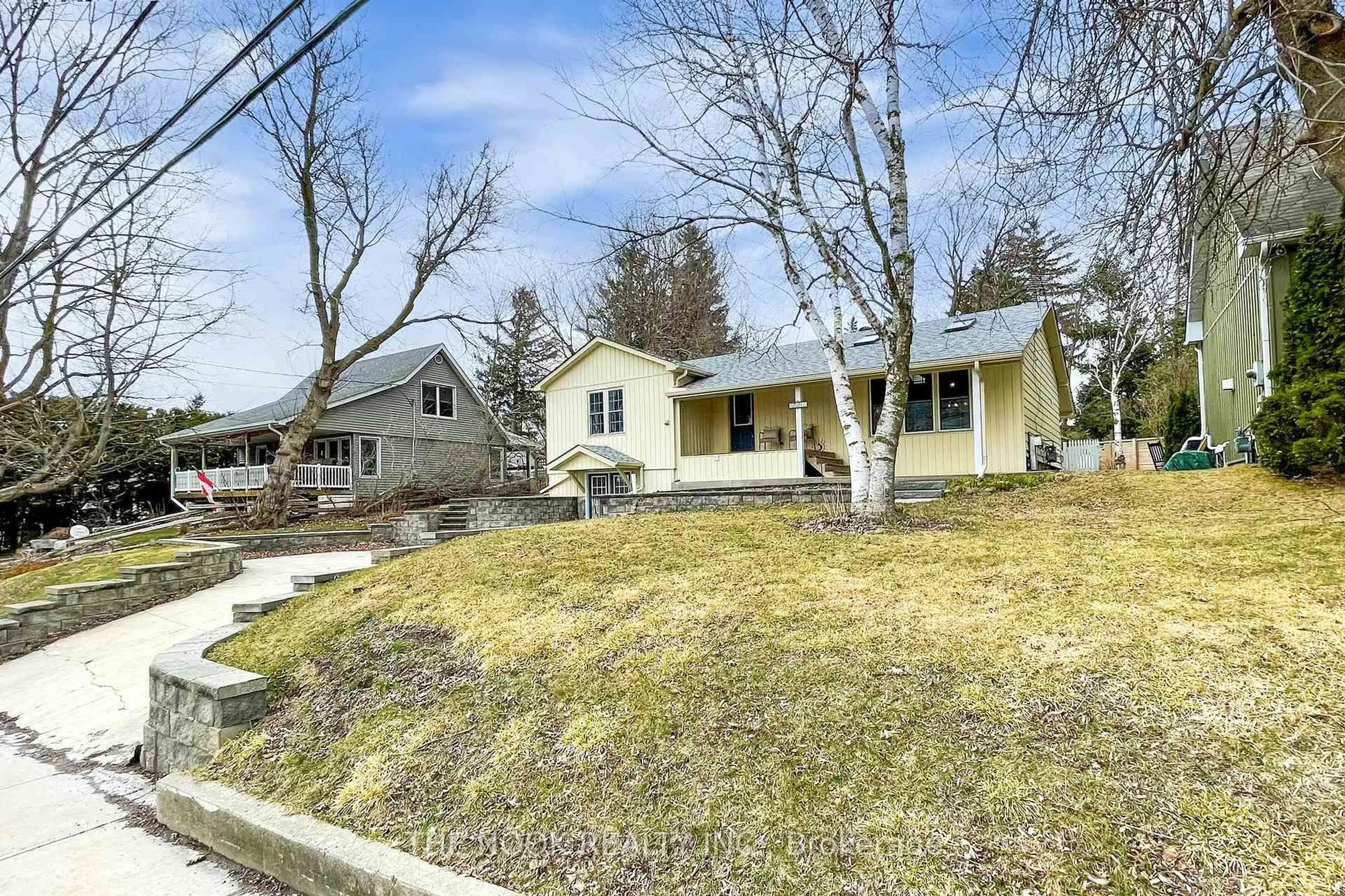 A pic from outside/outdoor area/front of a property/back of a property/a pic from drone, street for 15217 Old Simcoe St, Scugog Ontario L9L 1L1