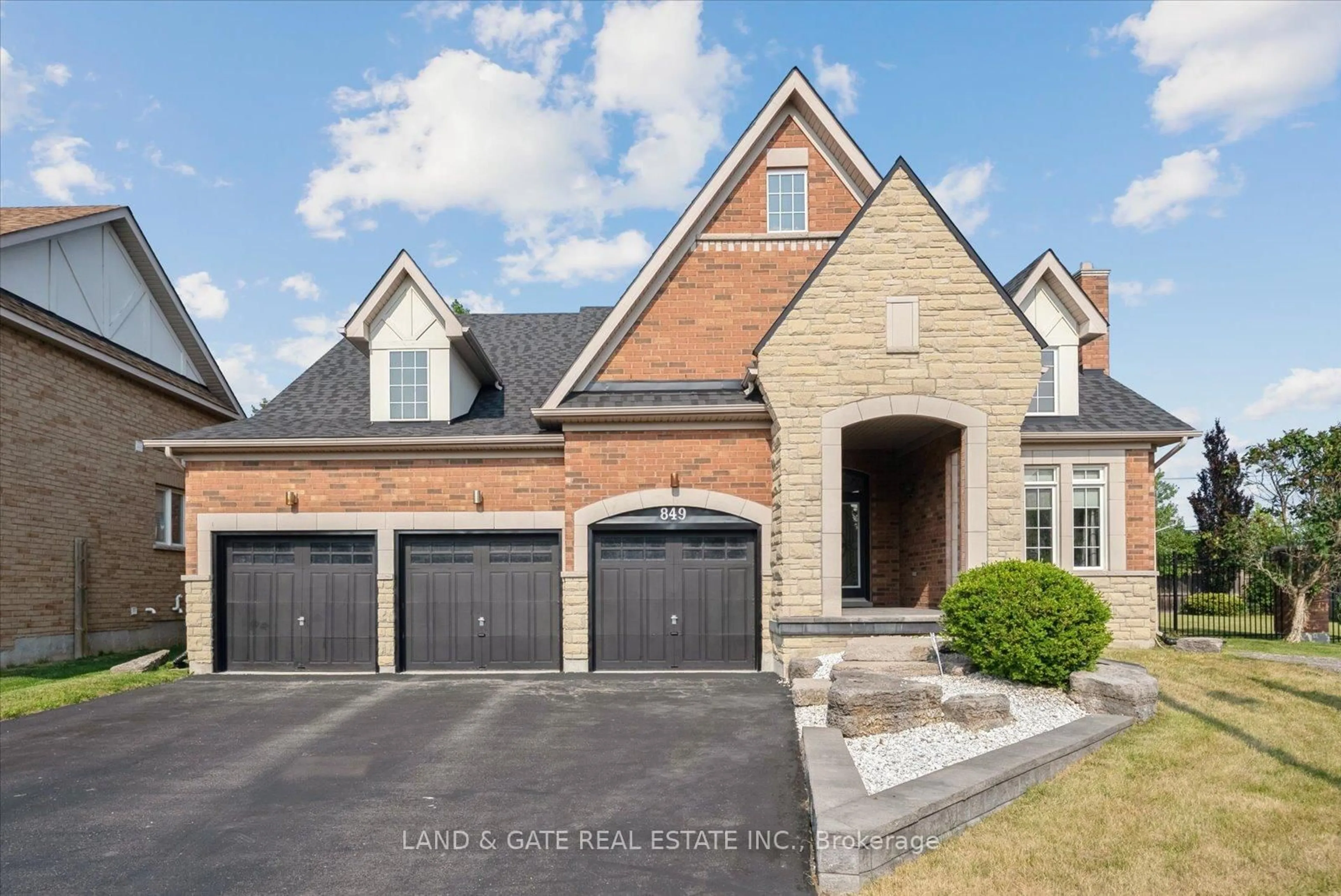 Home with brick exterior material, street for 849 Hanmore St, Oshawa Ontario L1K 0C5