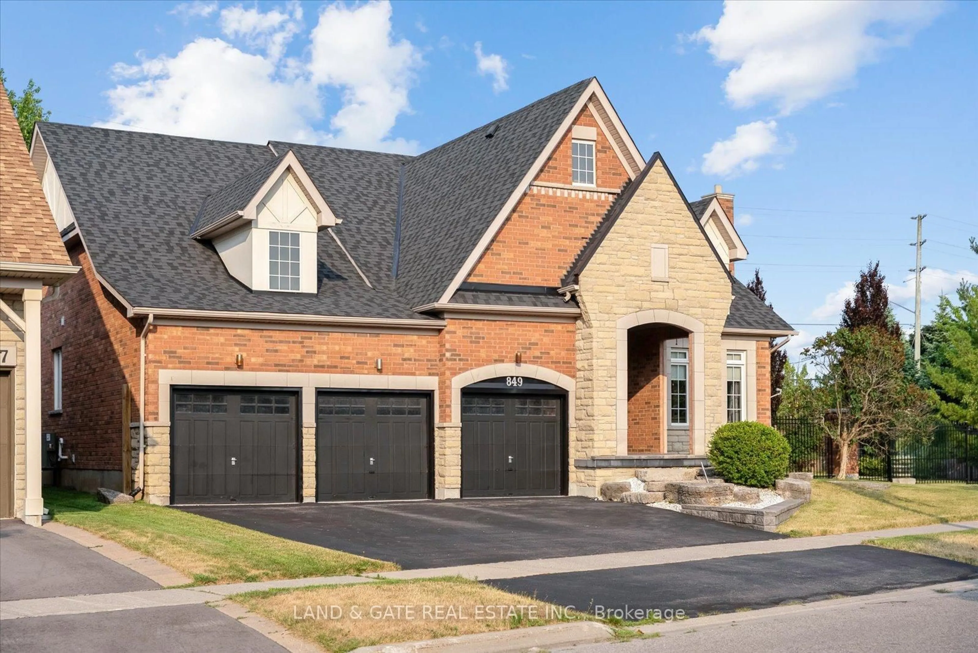 Home with brick exterior material, street for 849 Hanmore St, Oshawa Ontario L1K 0C5