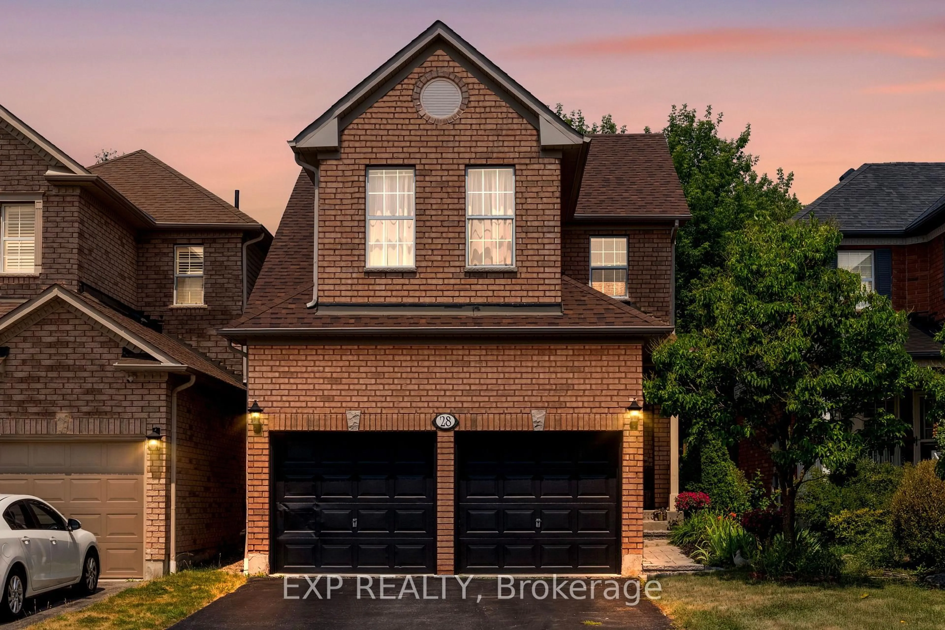 Home with brick exterior material, street for 28 Telegraph Dr, Whitby Ontario L1P 1S2