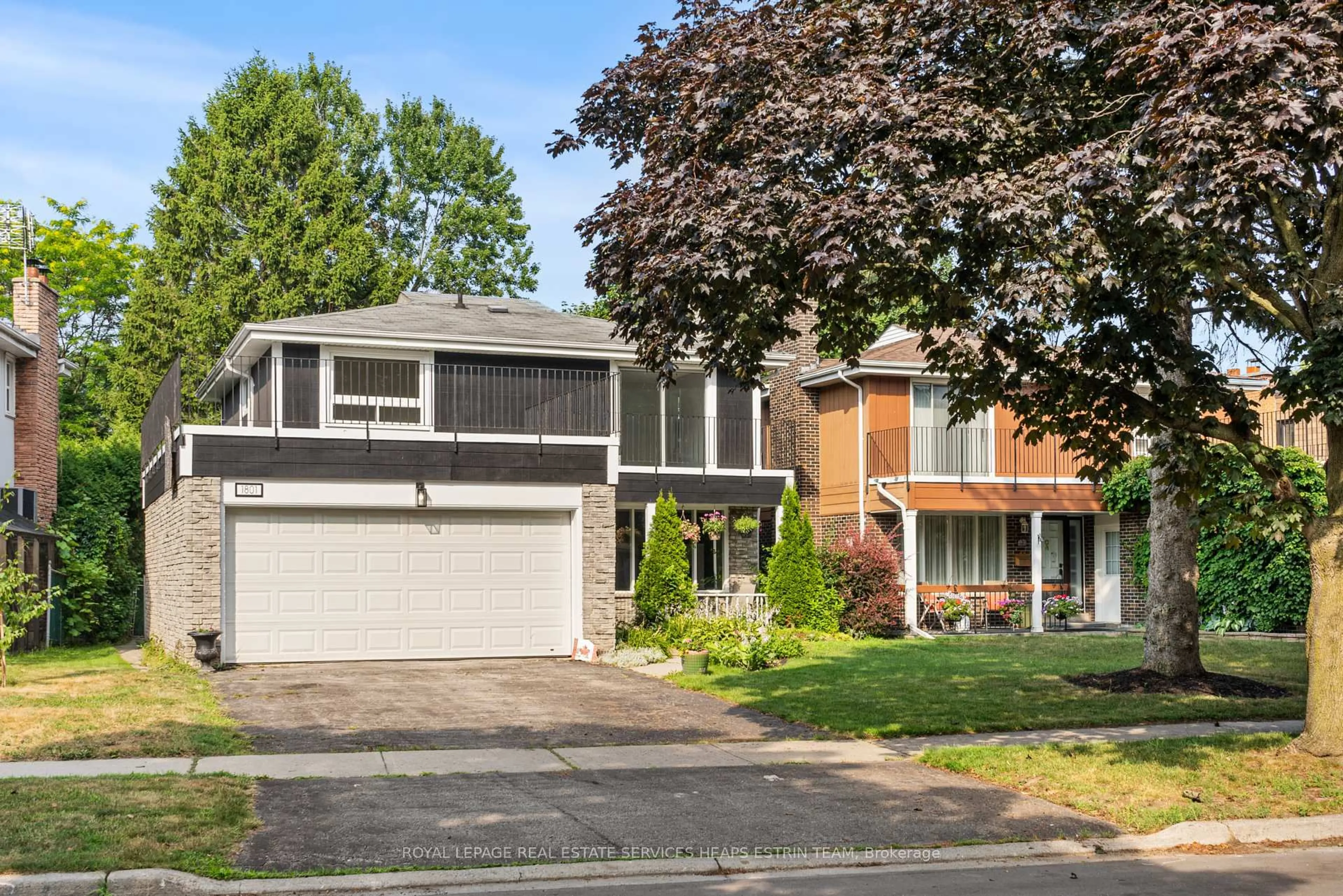 Home with vinyl exterior material, street for 1801 Storrington St, Pickering Ontario L1V 2X2