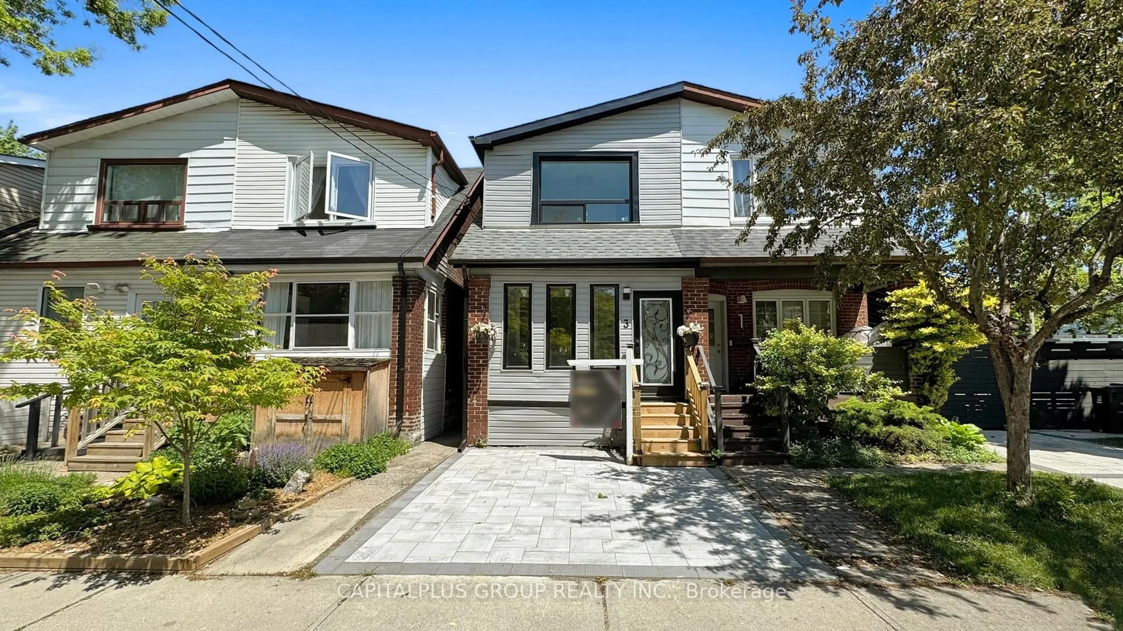 Home with brick exterior material, street for 3 Marigold Ave, Toronto Ontario M4M 3B1
