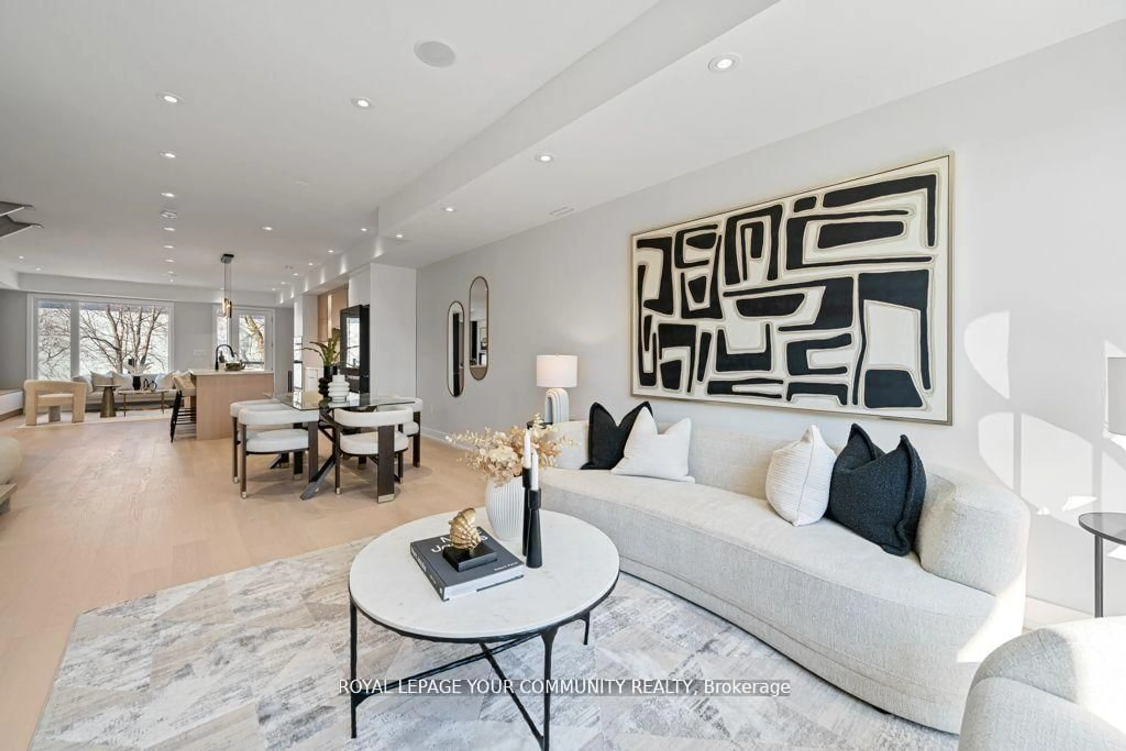 Living room with furniture, unknown for 266 Westlake Ave, Toronto Ontario M4C 4T6
