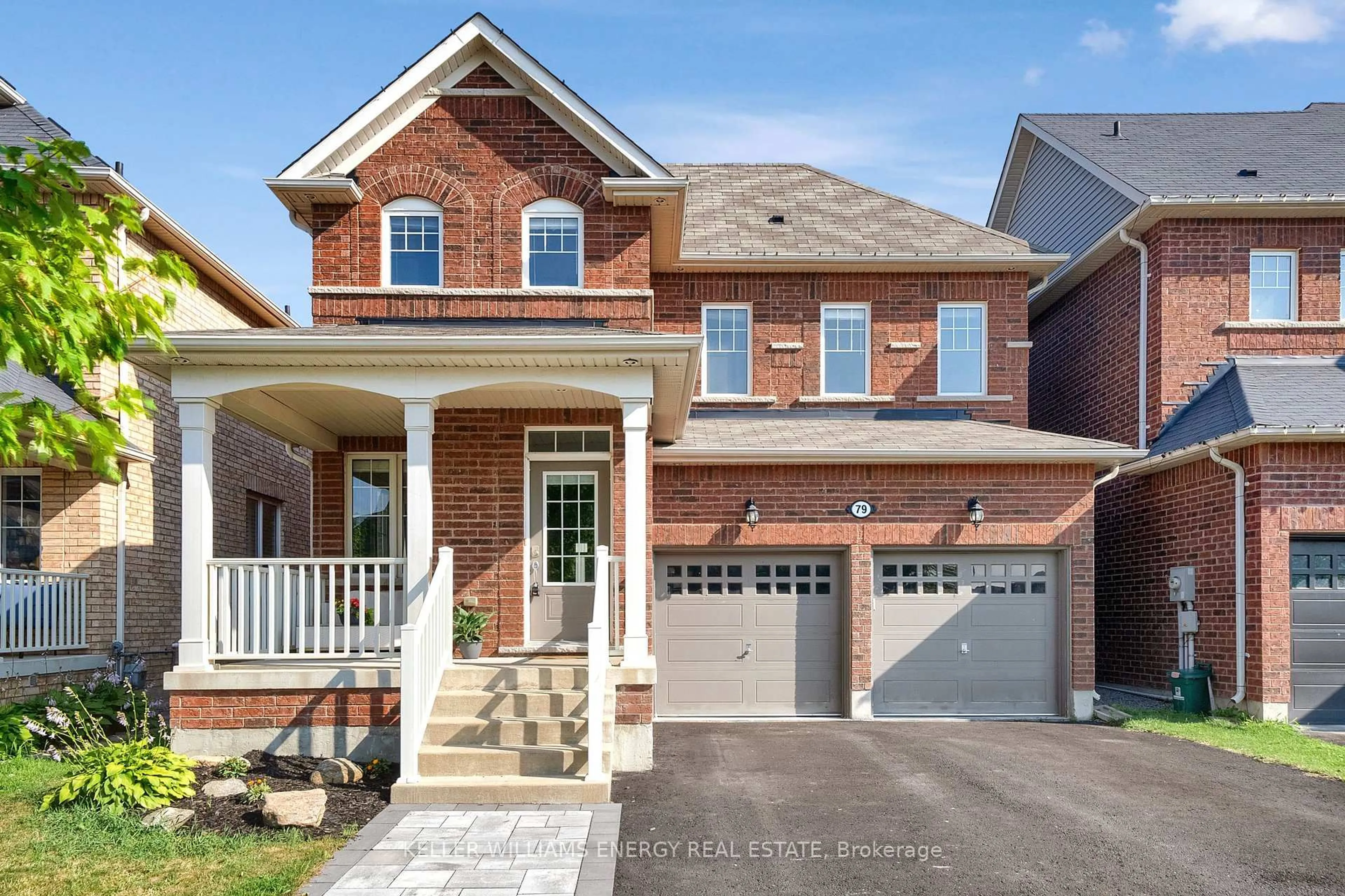 Home with brick exterior material, street for 79 Sumersford Dr, Clarington Ontario L1C 0P5