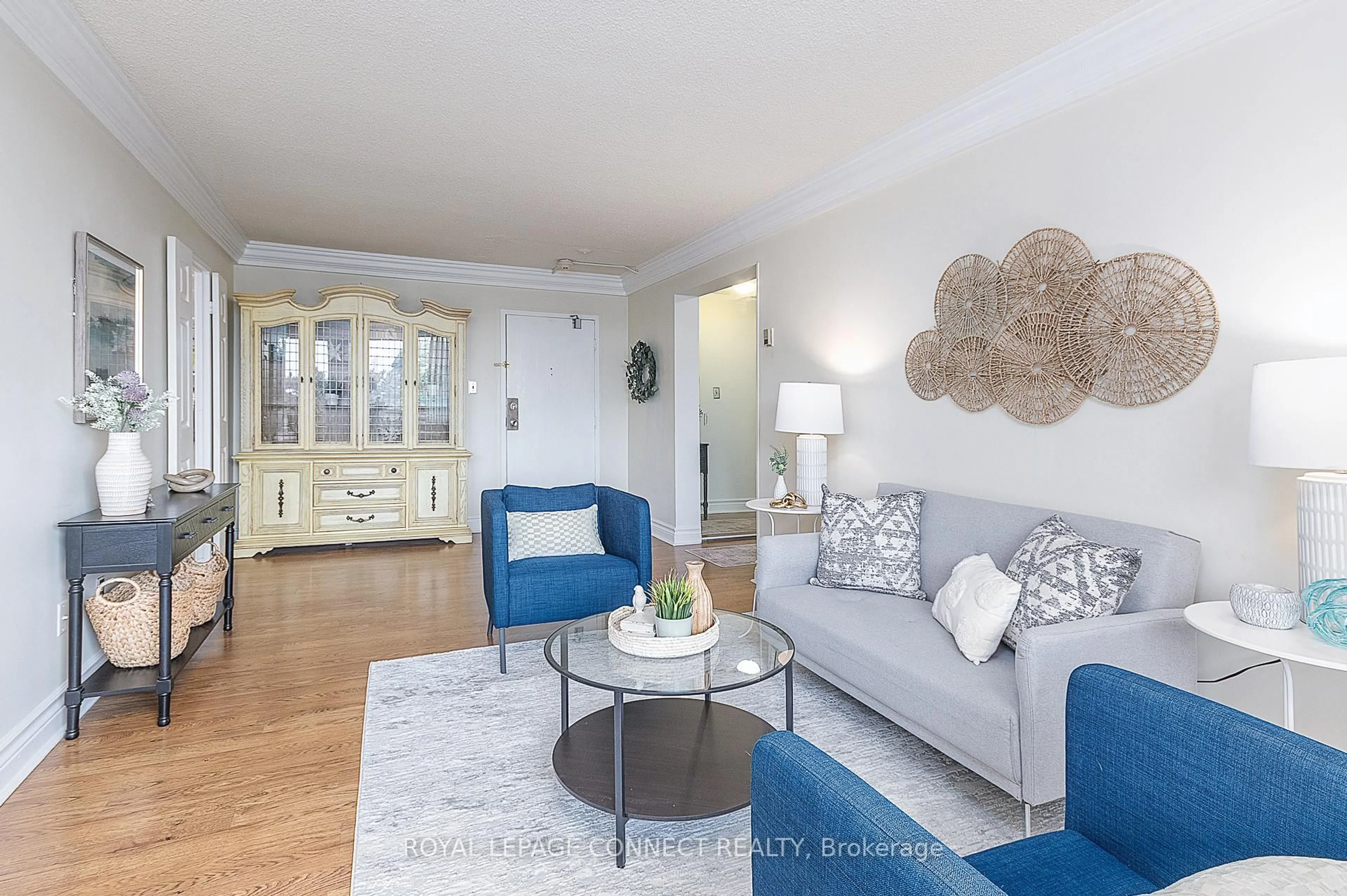 Living room with furniture, unknown for 1210 Radom St #404, Pickering Ontario L1W 2Z3