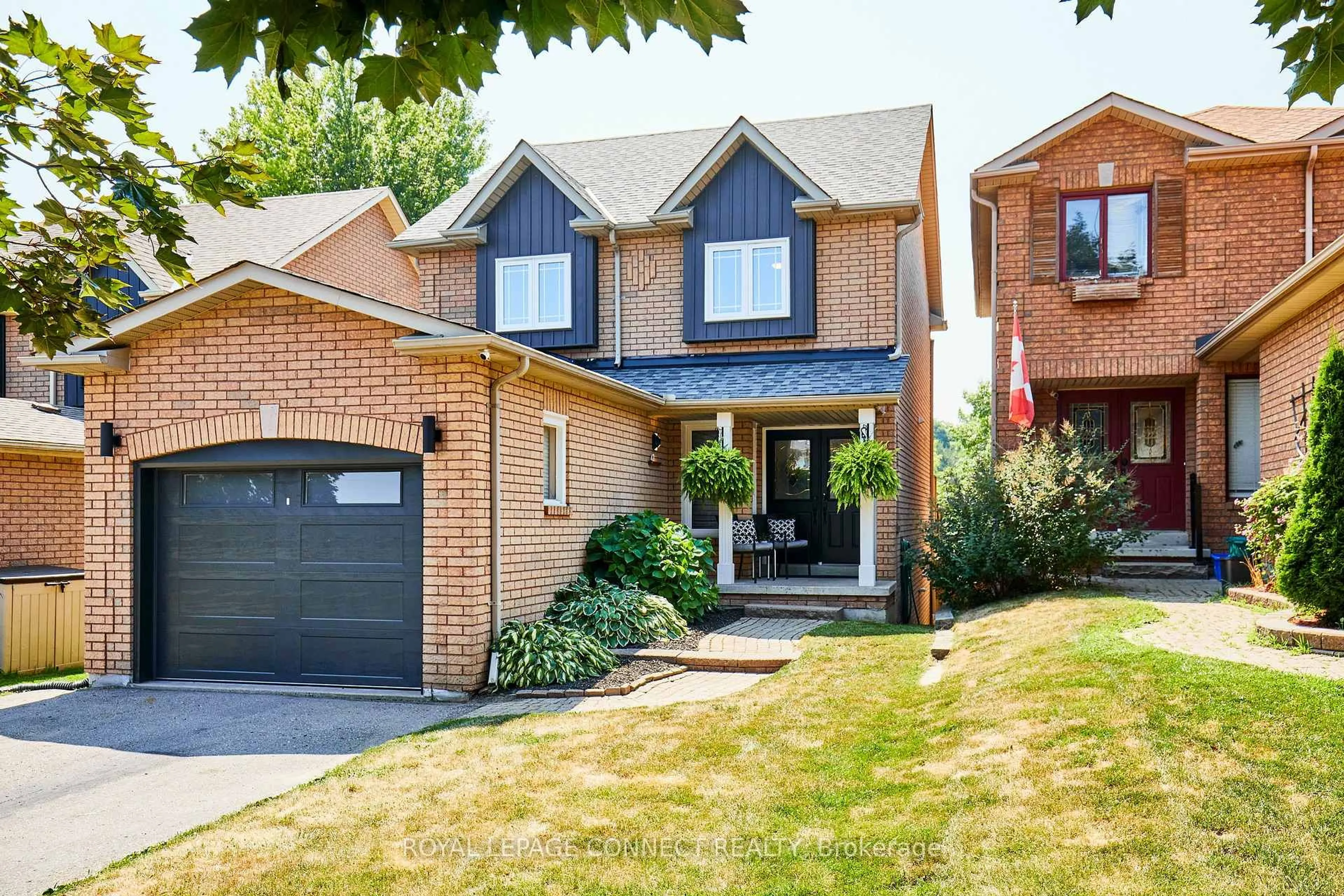 Home with brick exterior material, street for 42 Elephant Hill Dr, Clarington Ontario L1C 4M5
