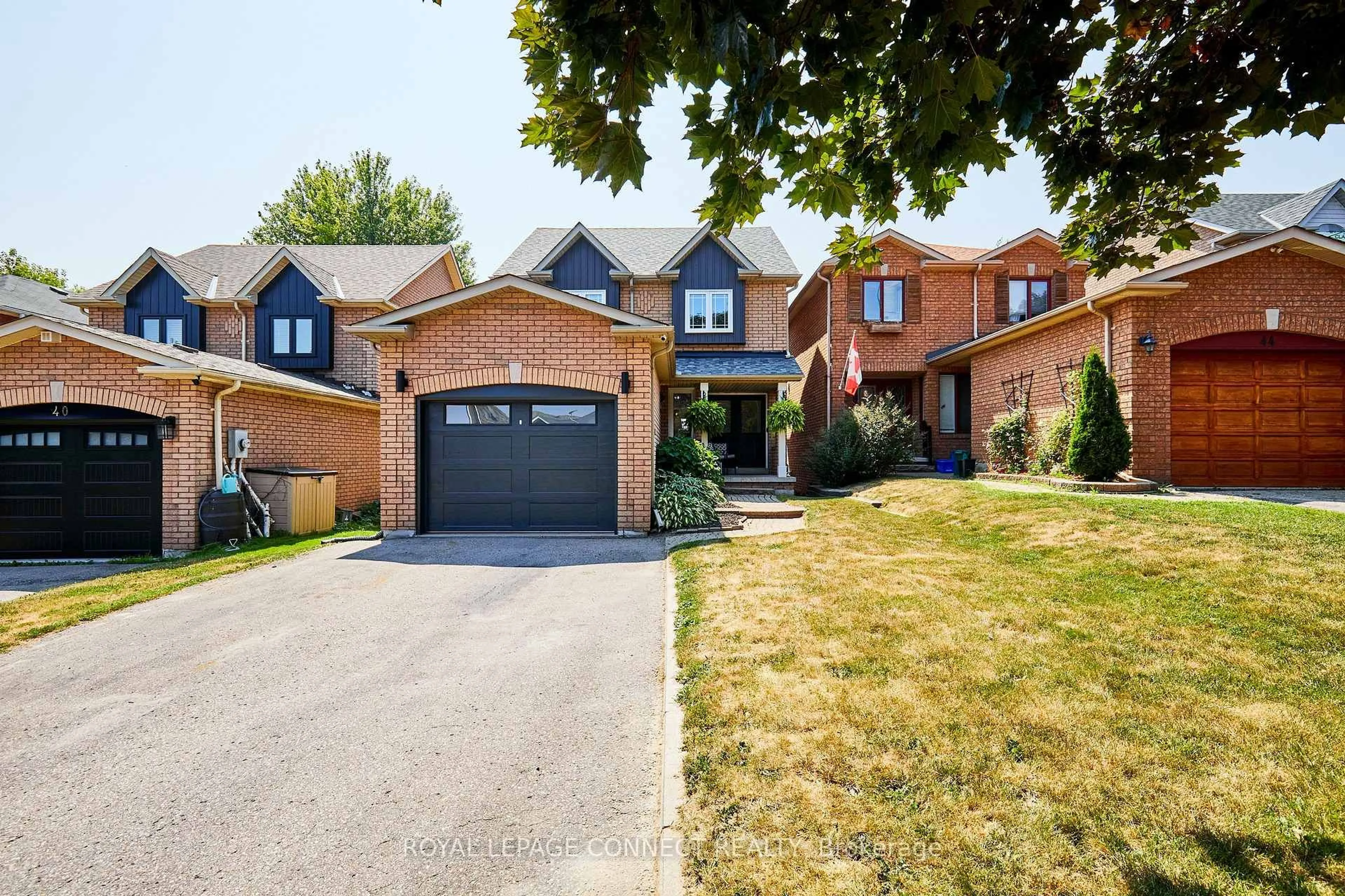 Home with brick exterior material, street for 42 Elephant Hill Dr, Clarington Ontario L1C 4M5