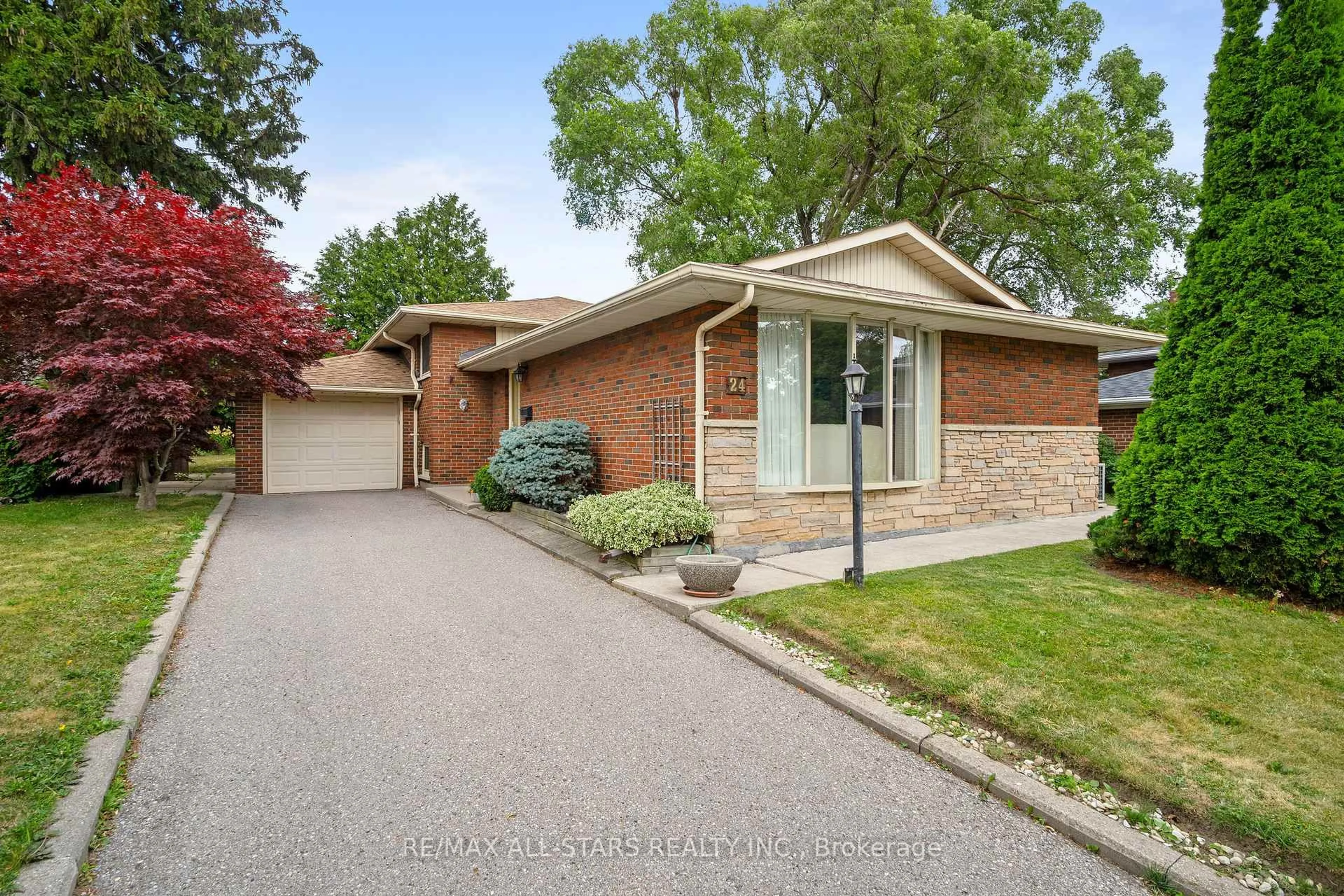 Home with brick exterior material, street for 24 Ensign Pl, Toronto Ontario M1G 2R1