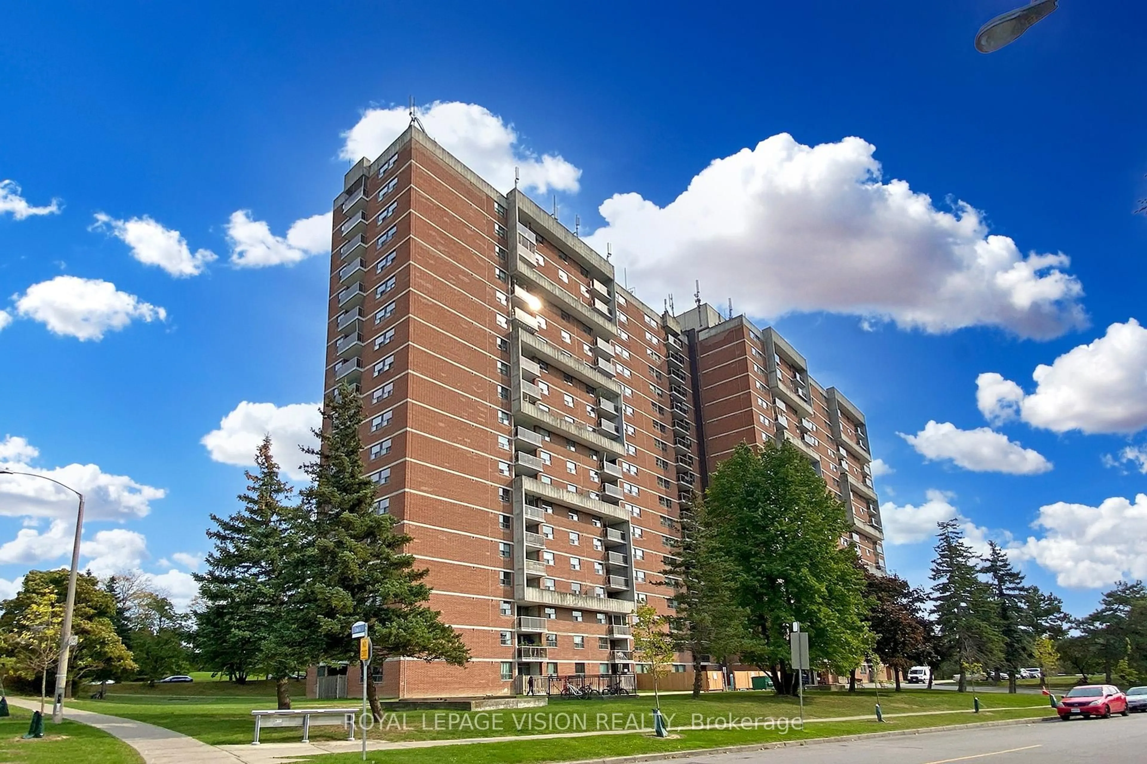 Patio, building for 100 Wingarden Crt #1803, Toronto Ontario M1B 2P4