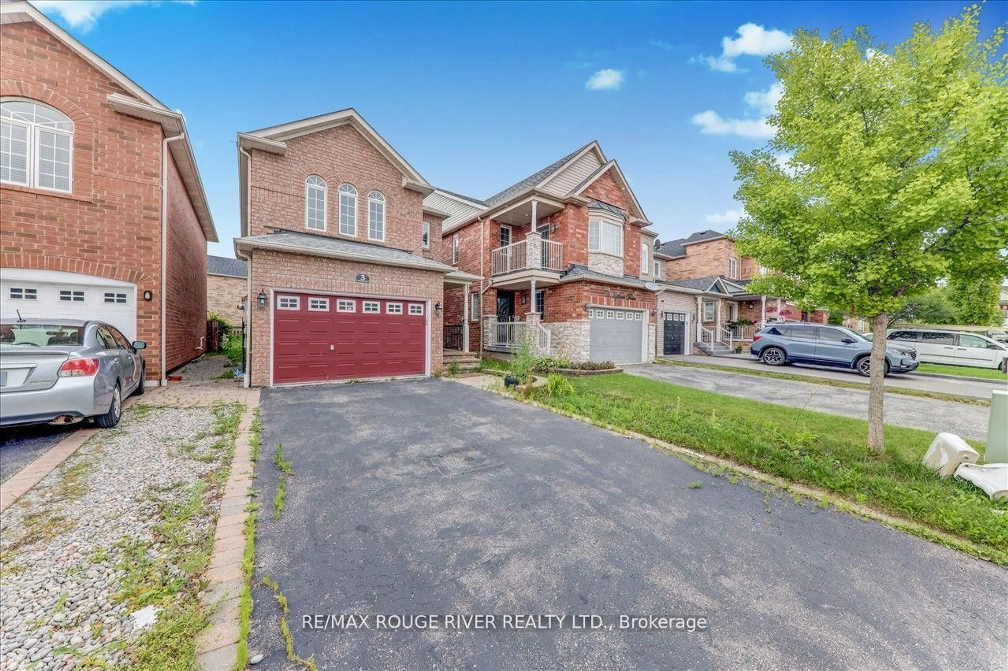 Home with brick exterior material, street for 3 Milham Dr, Ajax Ontario L1S 7S1