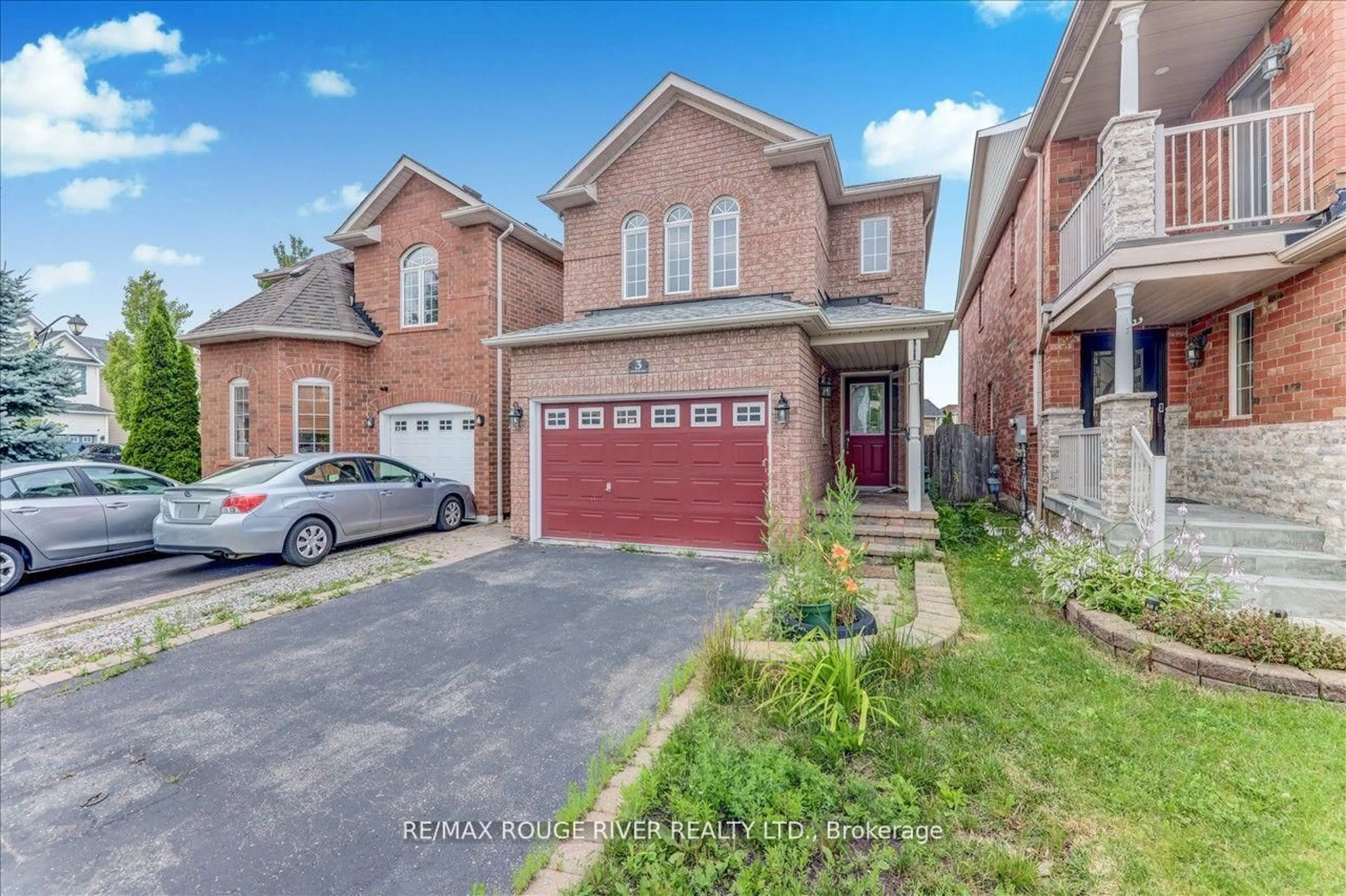 Home with brick exterior material, street for 3 Milham Dr, Ajax Ontario L1S 7S1