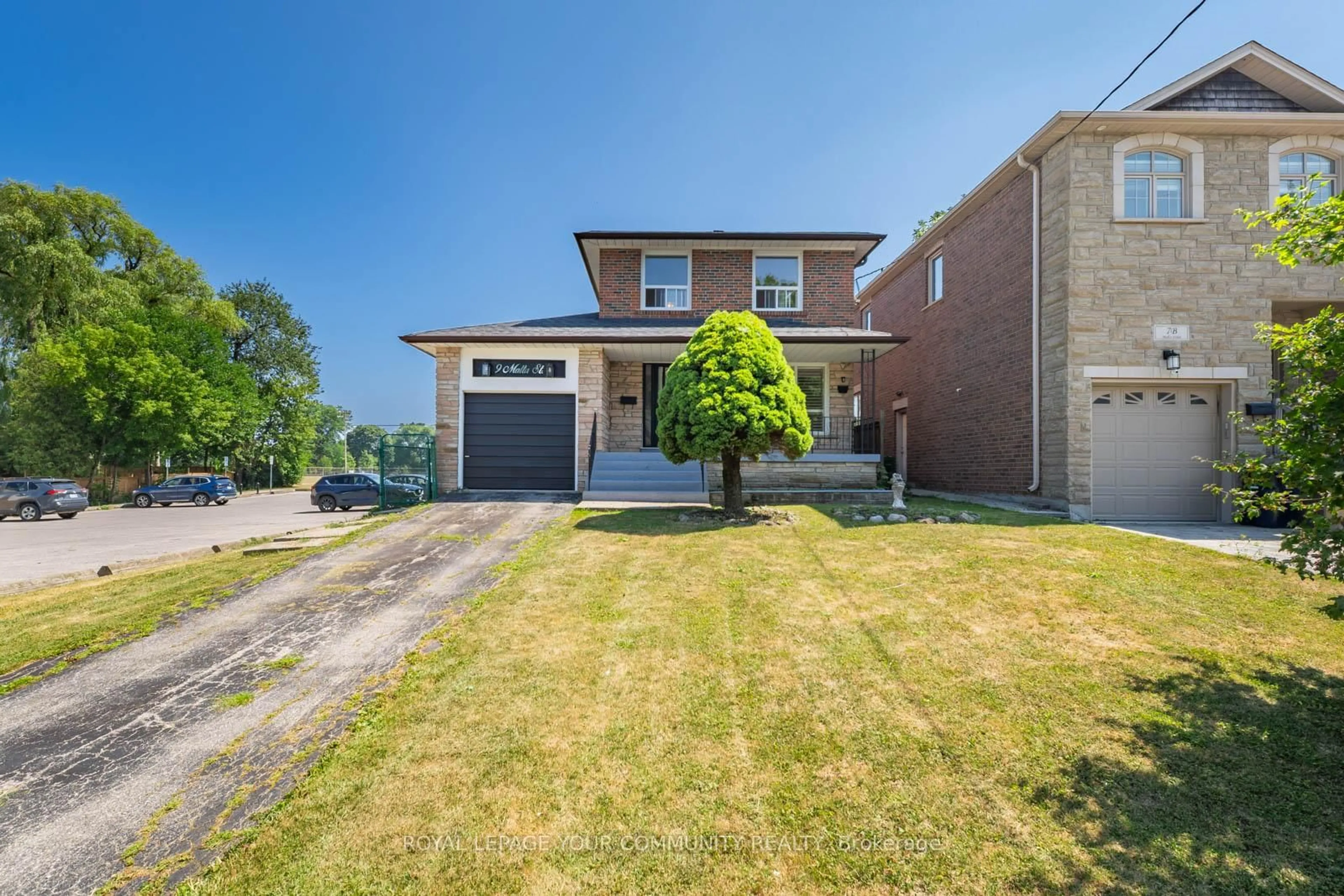 Home with brick exterior material, street for 9 Malta St, Toronto Ontario M1N 2L2