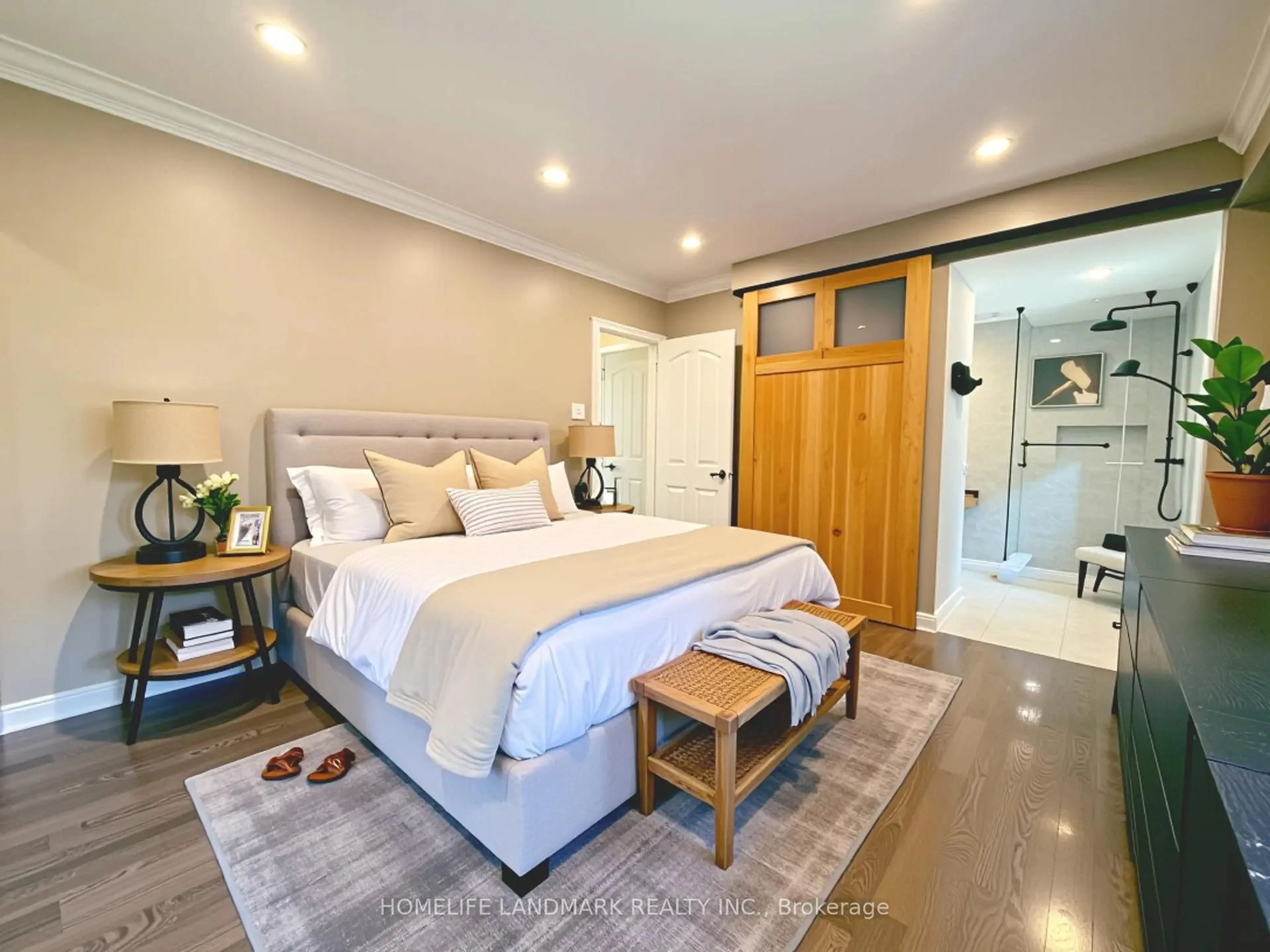 Bedroom with bed, unknown for 83 Emmeline Cres, Toronto Ontario M1S 1L4