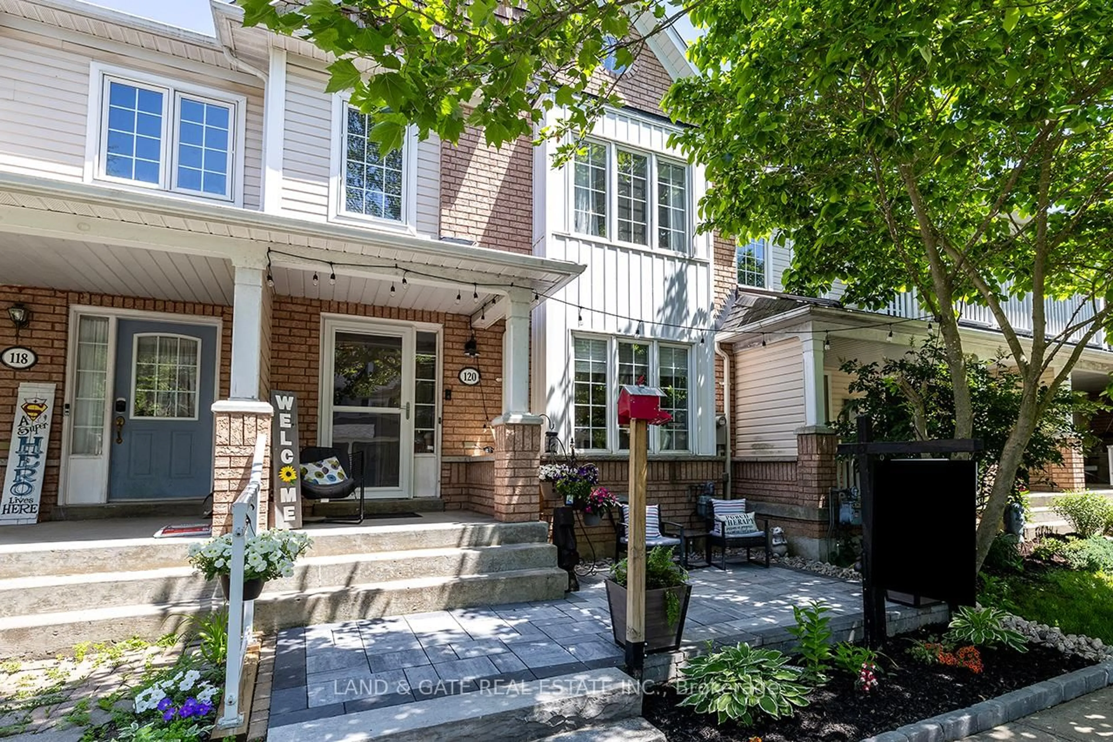 Home with brick exterior material, street for 120 Warwick Ave, Ajax Ontario L1Z 1L3