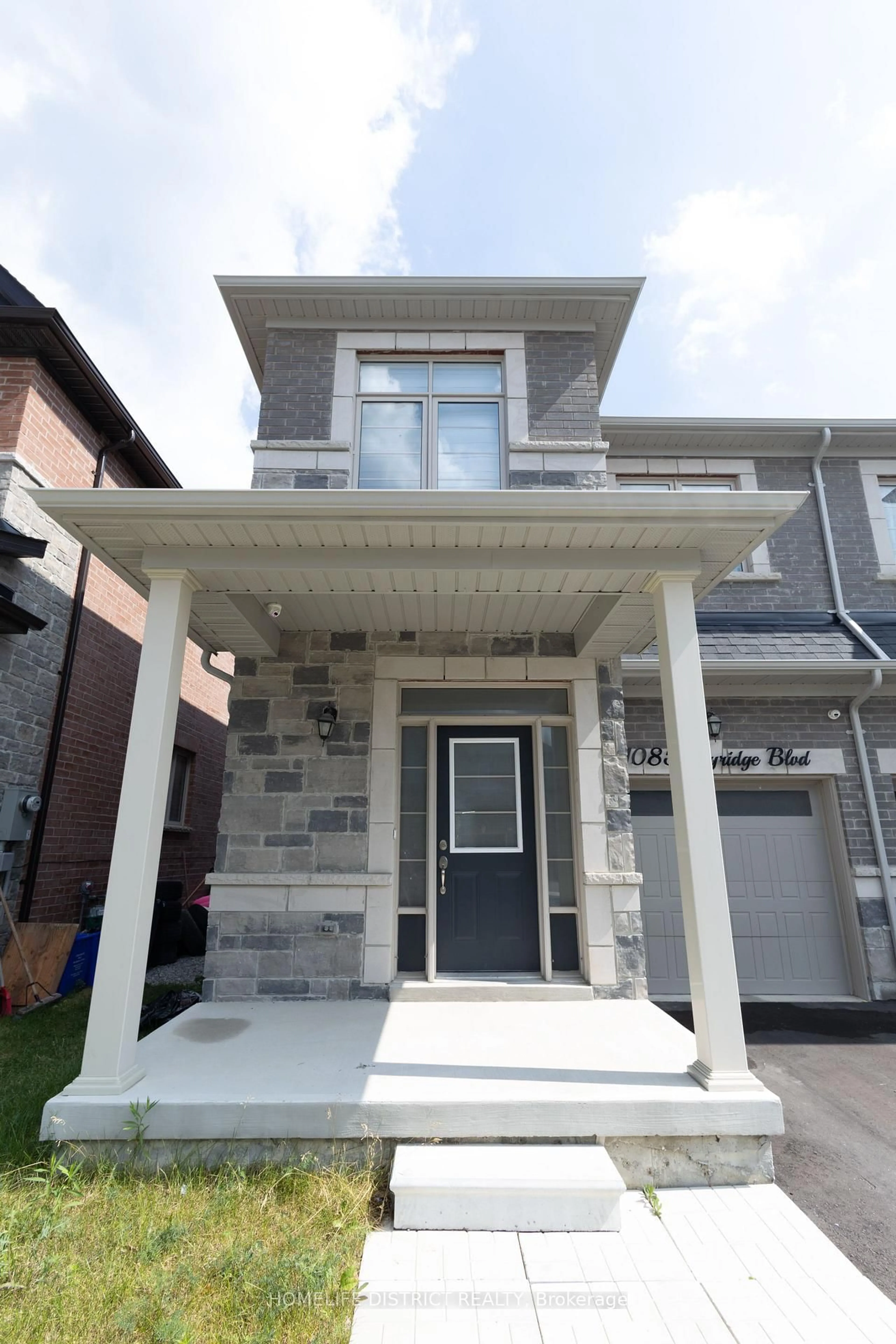 Home with brick exterior material, street for 1085 Skyridge Blvd, Pickering Ontario L1X 0M8
