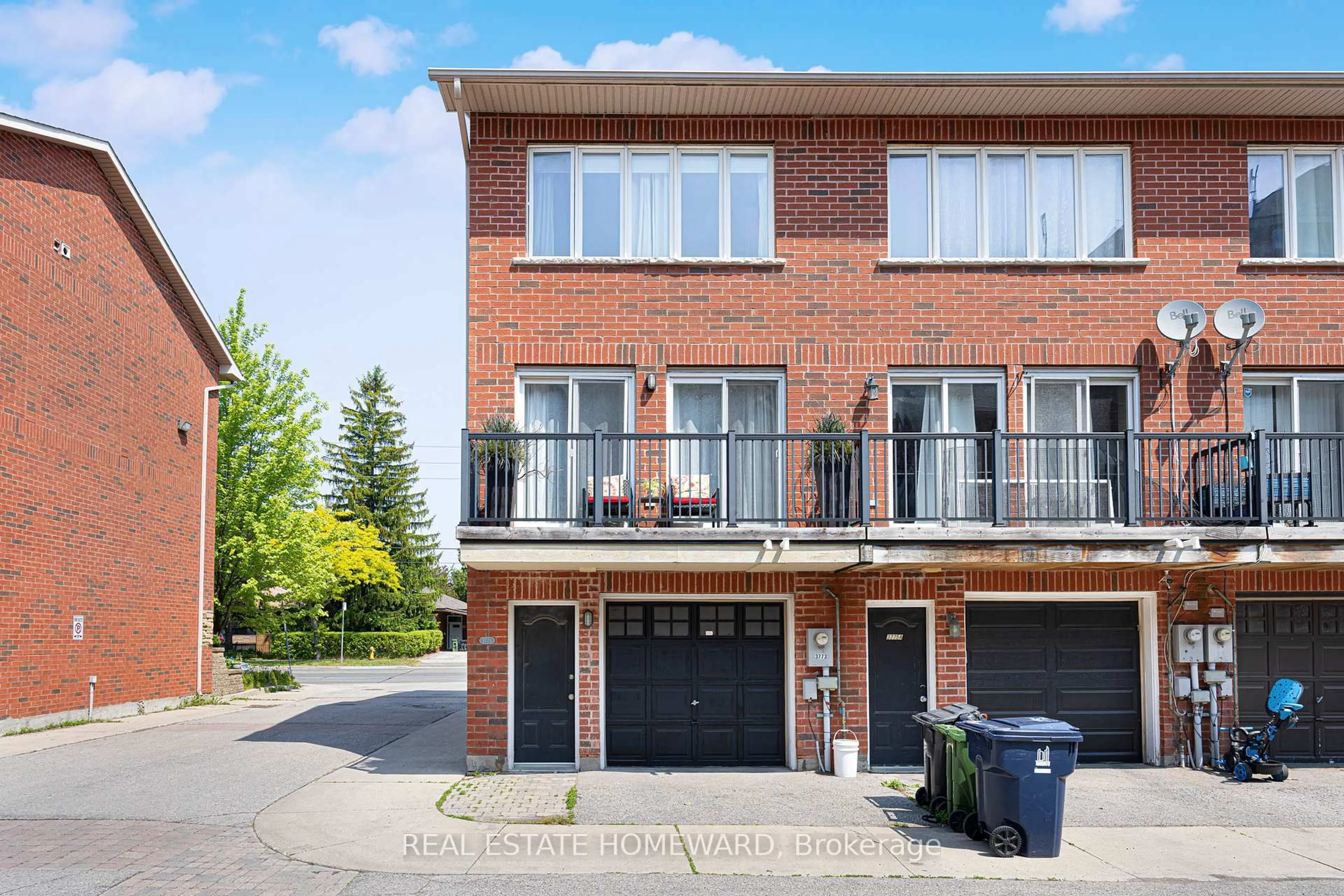 Home with brick exterior material, street for 3773 St. Clair Ave, Toronto Ontario M1M 1V1