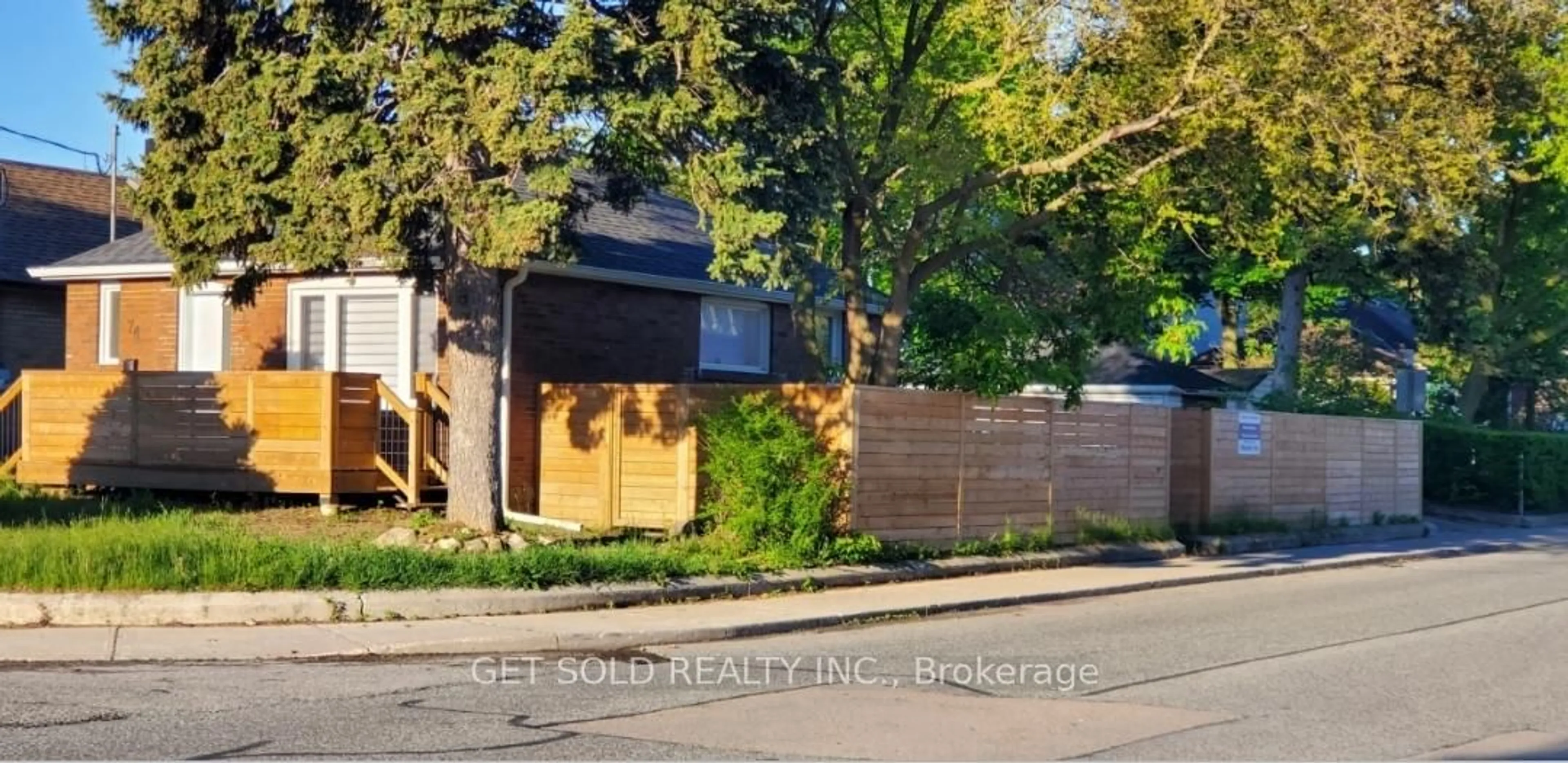 Home with brick exterior material, street for 74 St Hubert Ave, Toronto Ontario M4J 3Z3