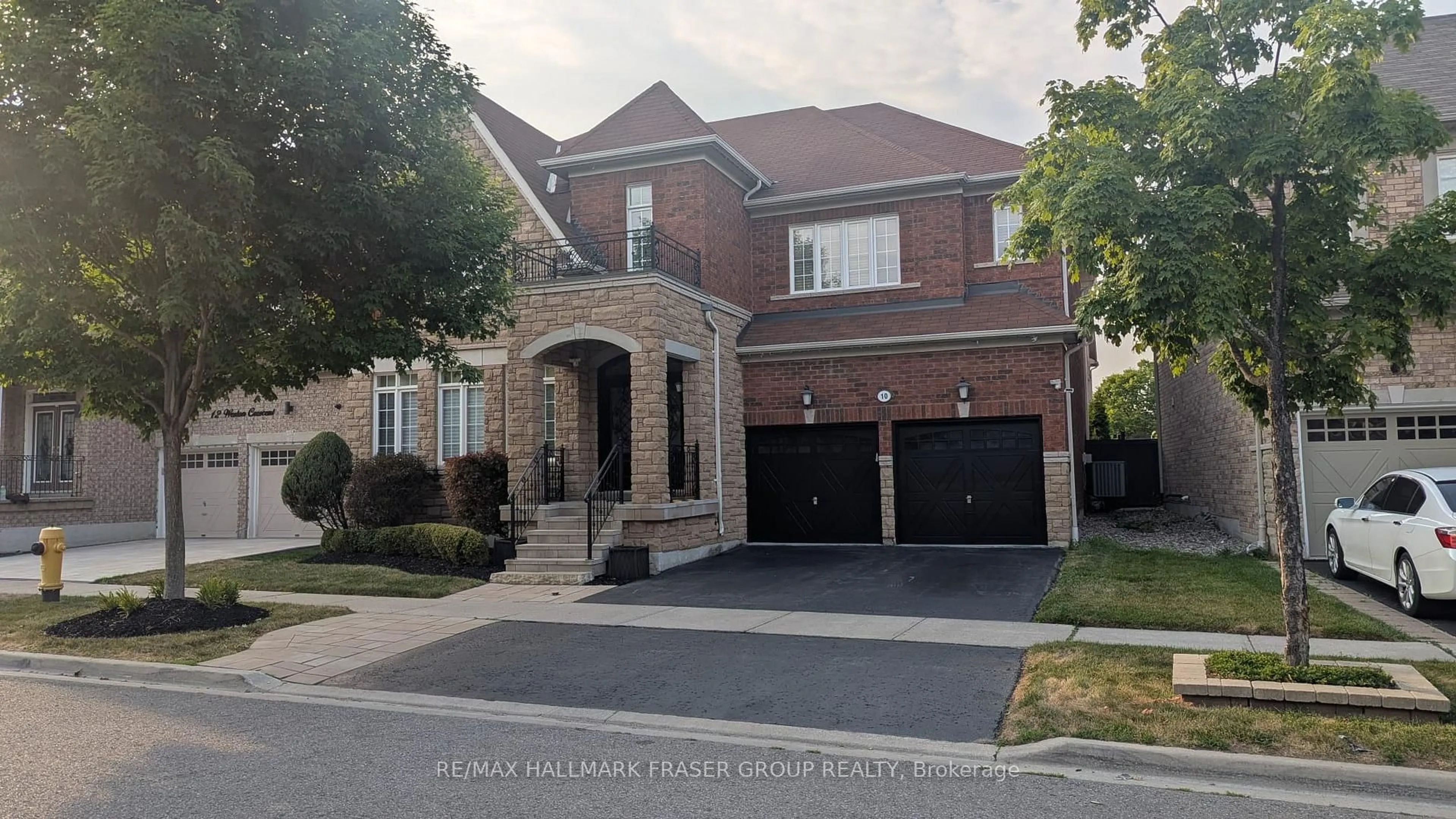 Home with brick exterior material, street for 10 Weston Cres, Ajax Ontario L1T 0C7