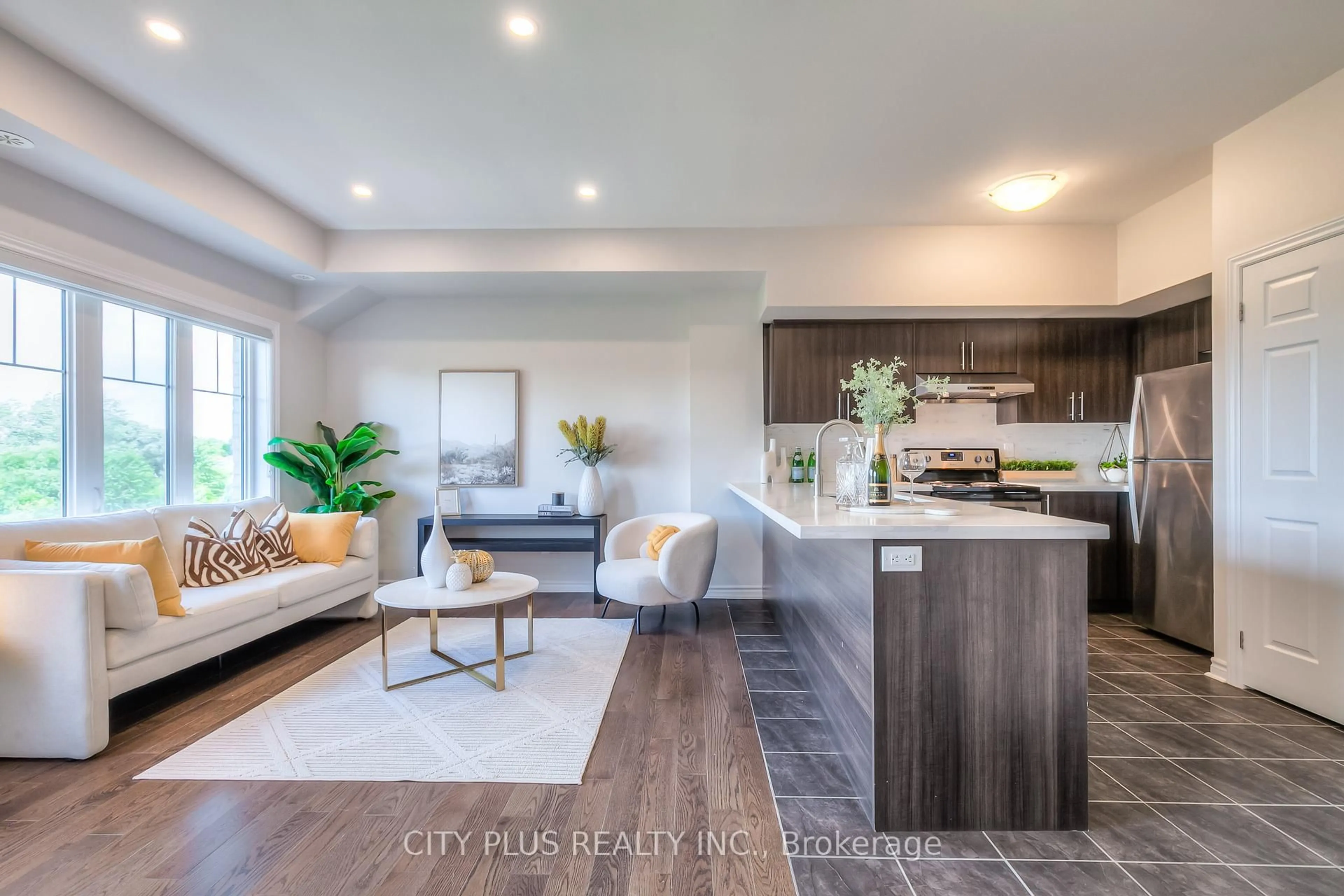 Open concept kitchen, unknown for 13 Eaton Park Lane #16, Toronto Ontario M1W 0A5
