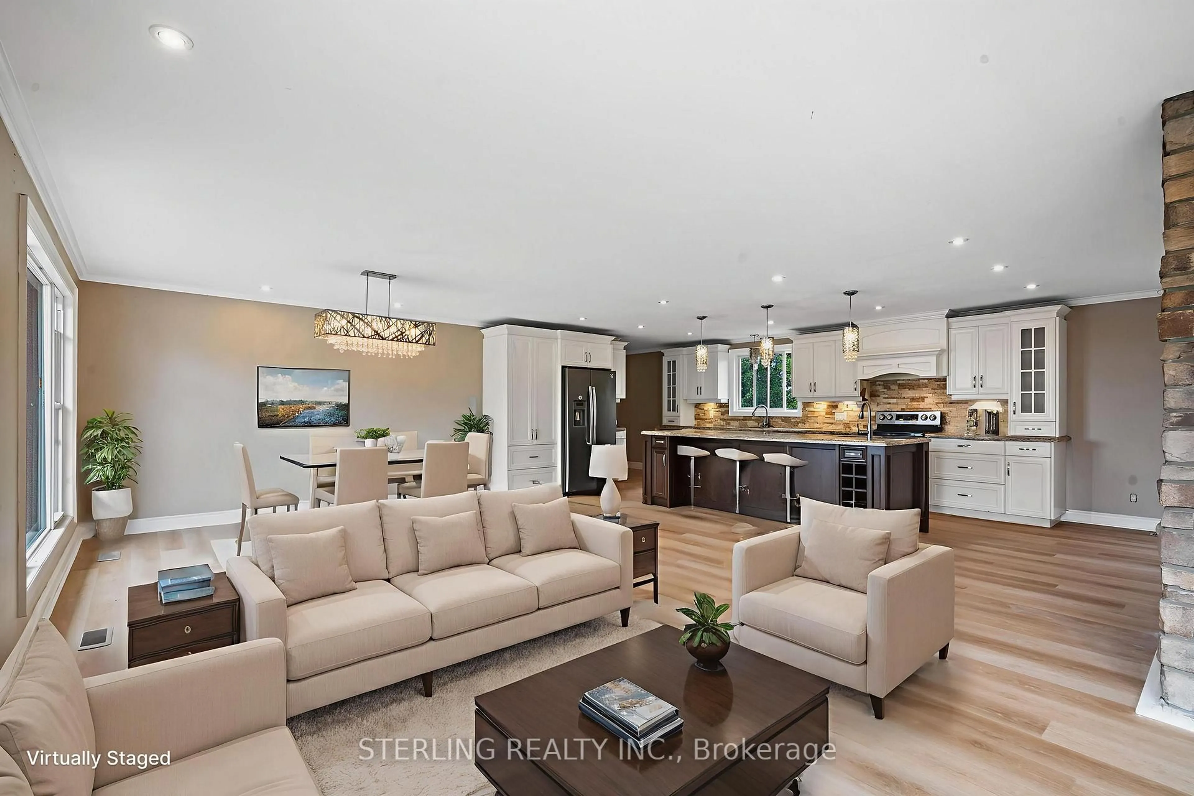 Open concept kitchen, unknown for 14301 Mclaughlin Rd, Scugog Ontario L0B 1E0