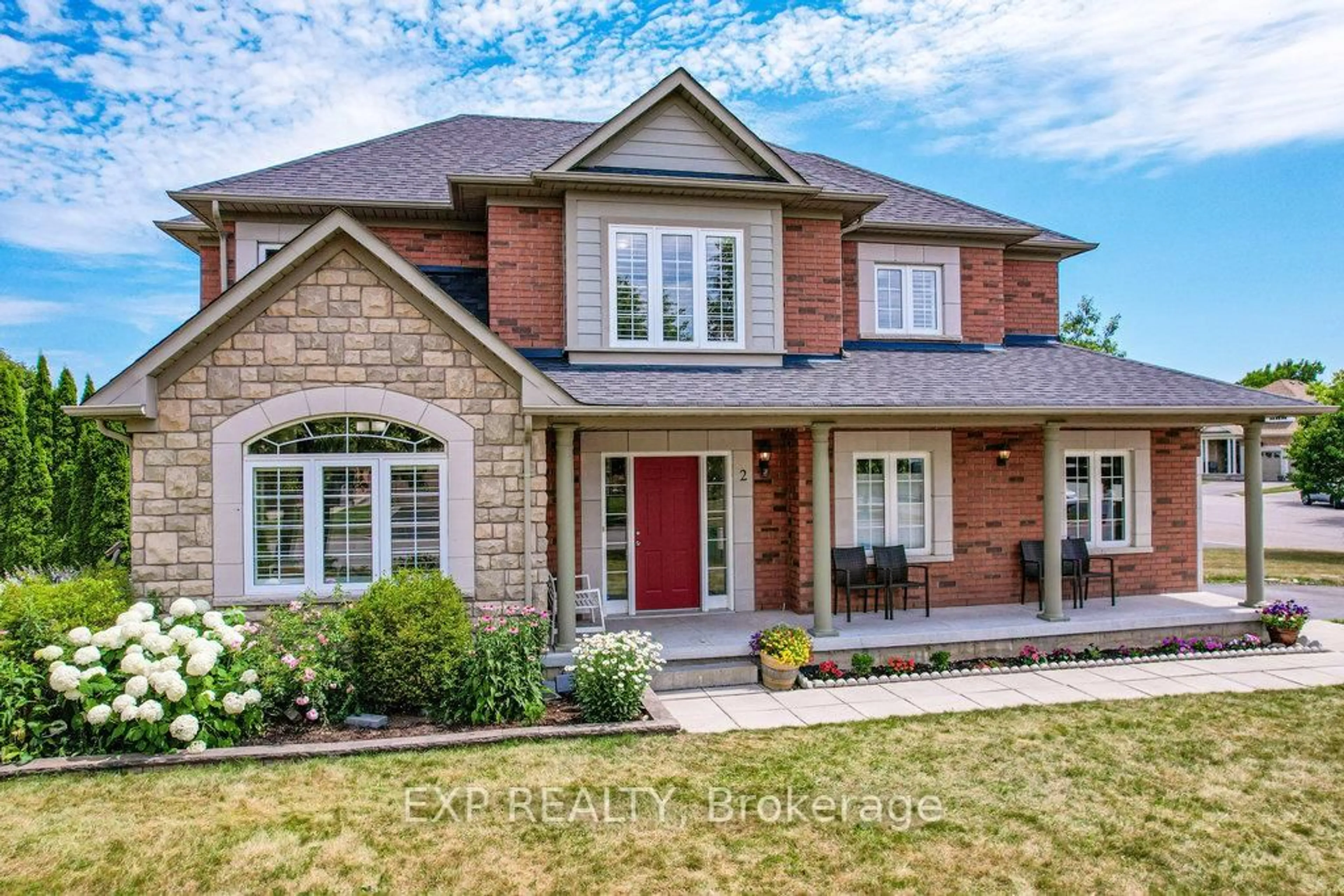 Home with brick exterior material, street for 2 Carlson Pl, Clarington Ontario L1C 5P6