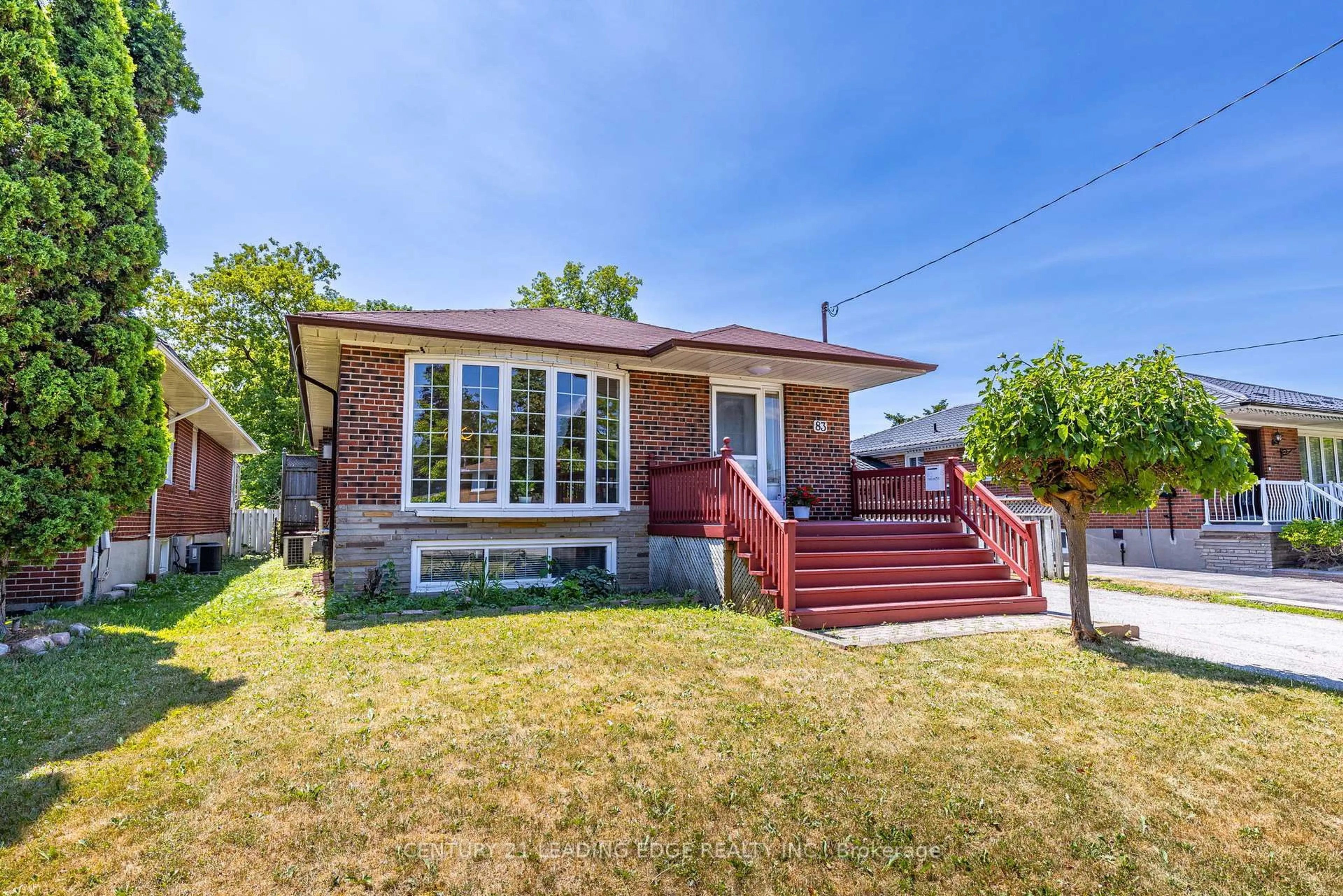 Home with brick exterior material, street for 83 MARILAKE Dr, Toronto Ontario M1S 1V8
