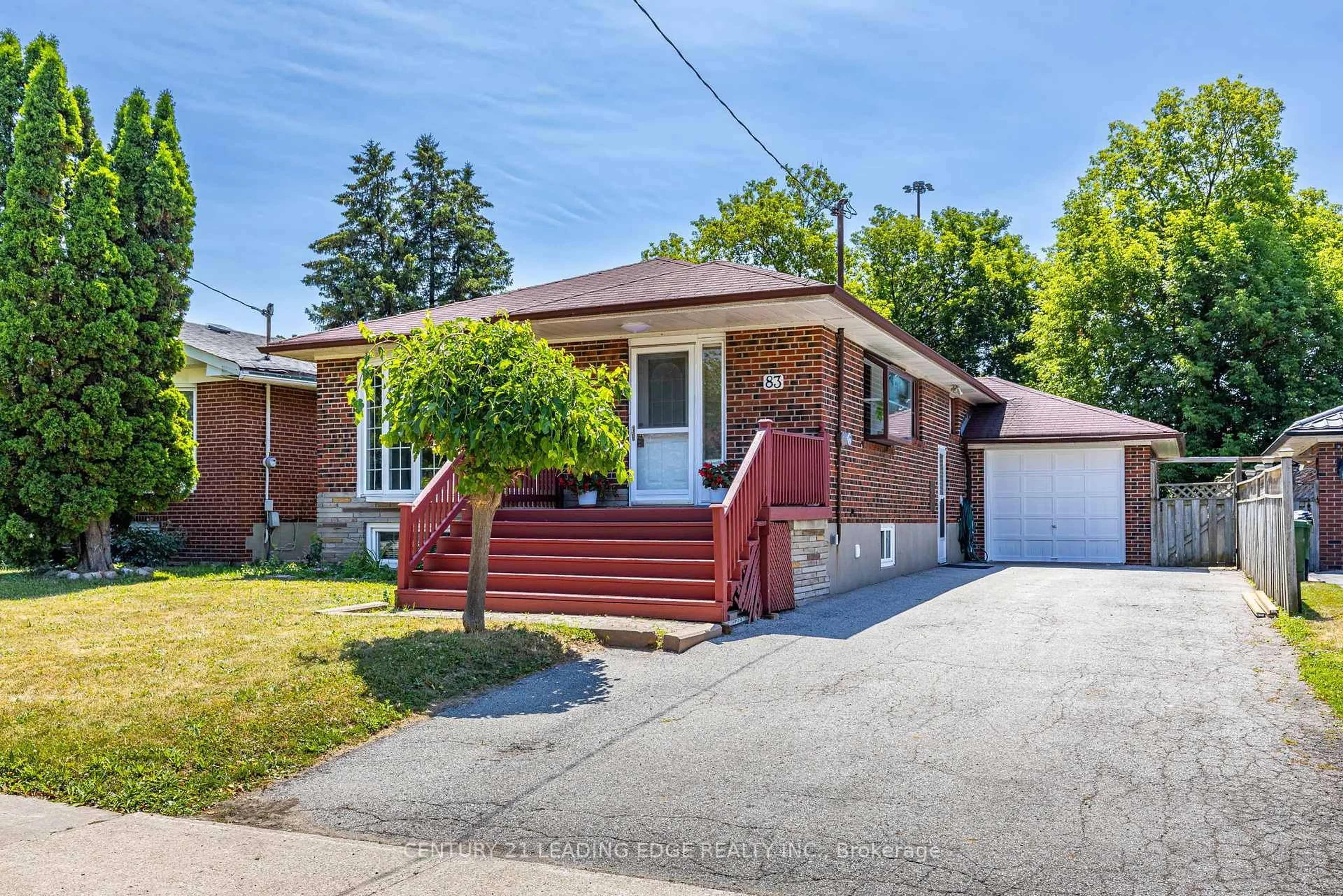 Home with brick exterior material, street for 83 MARILAKE Dr, Toronto Ontario M1S 1V8