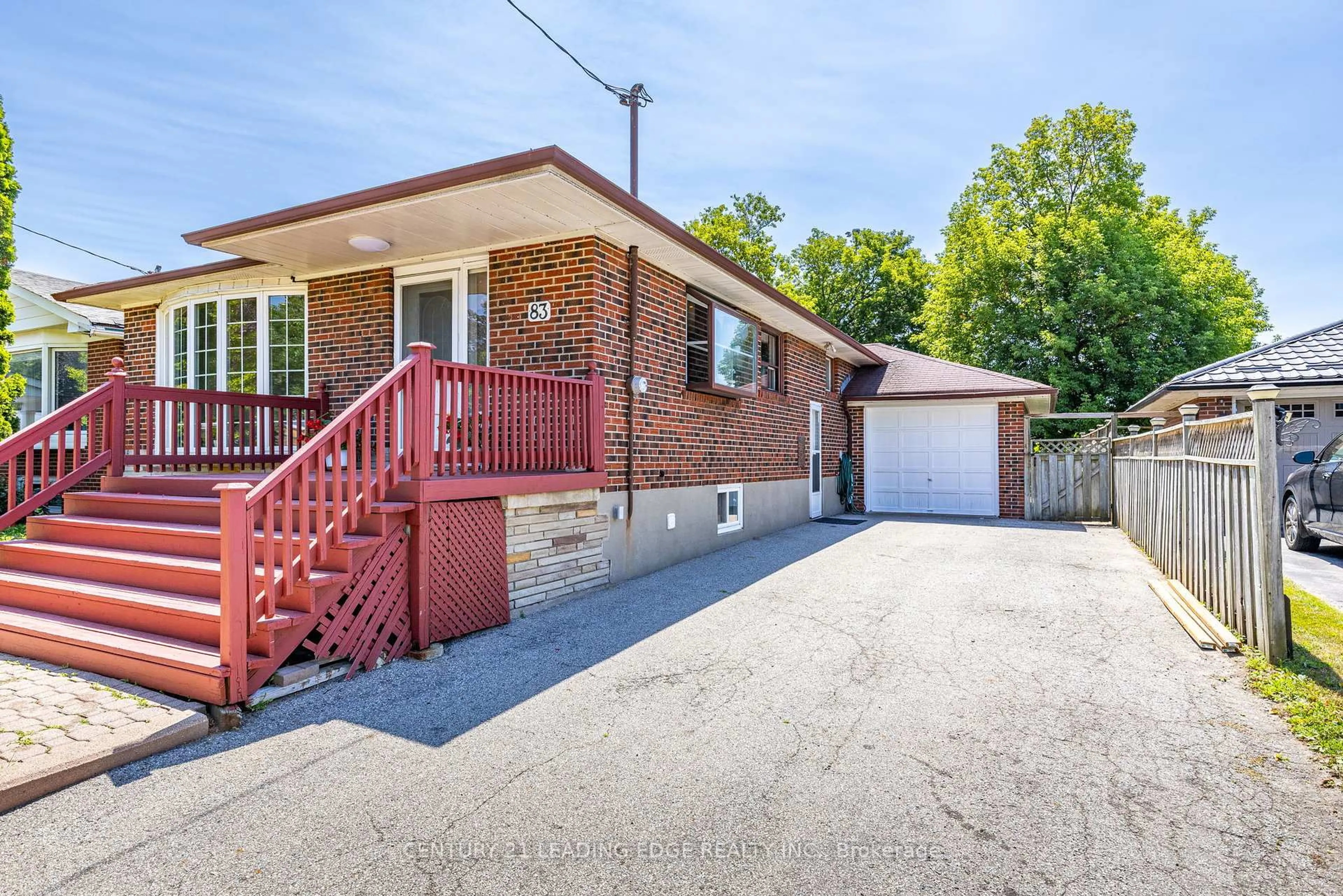 Home with brick exterior material, street for 83 MARILAKE Dr, Toronto Ontario M1S 1V8