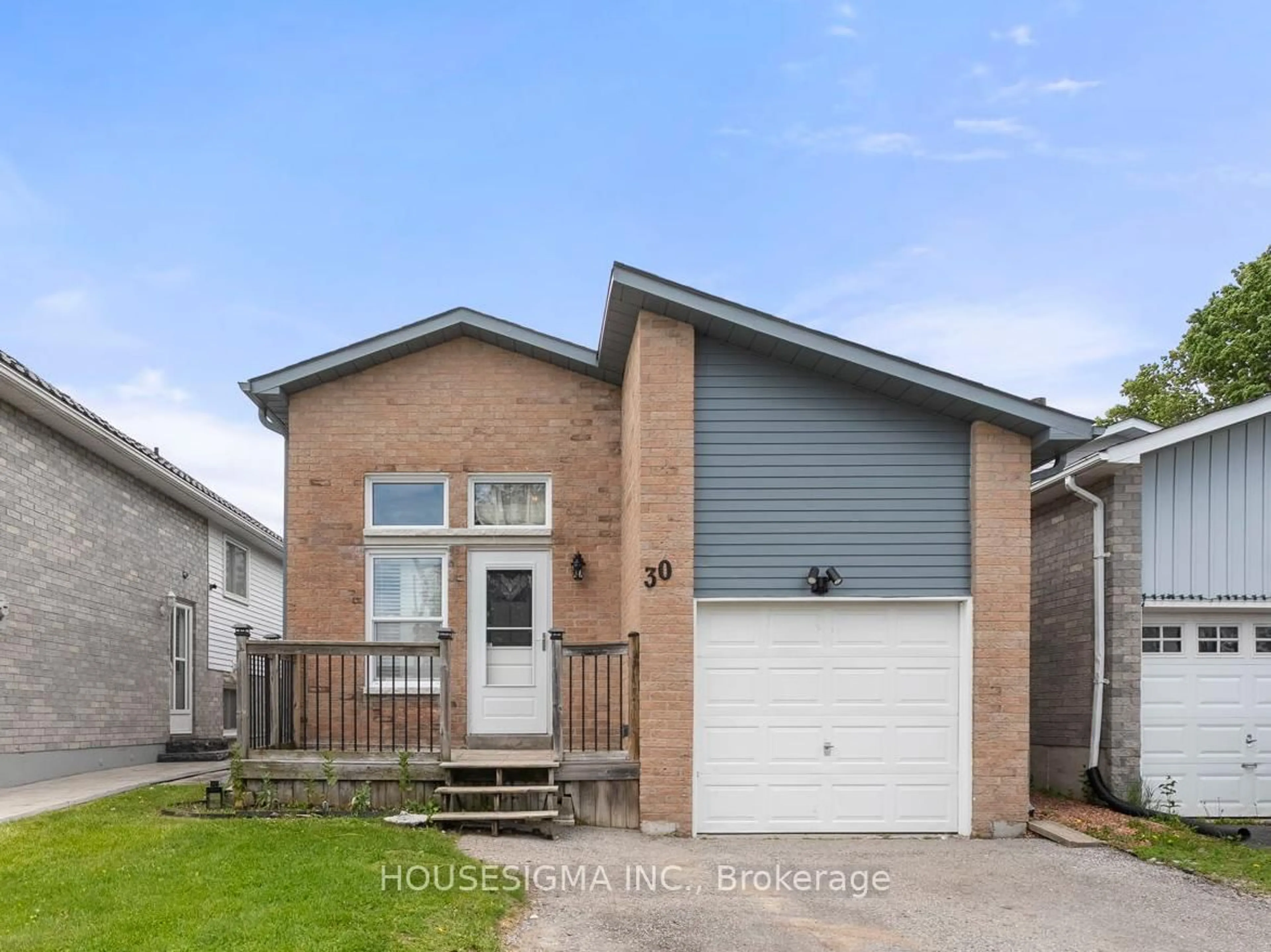 Home with brick exterior material, street for 30 Firwood Ave, Clarington Ontario L1E 1P9