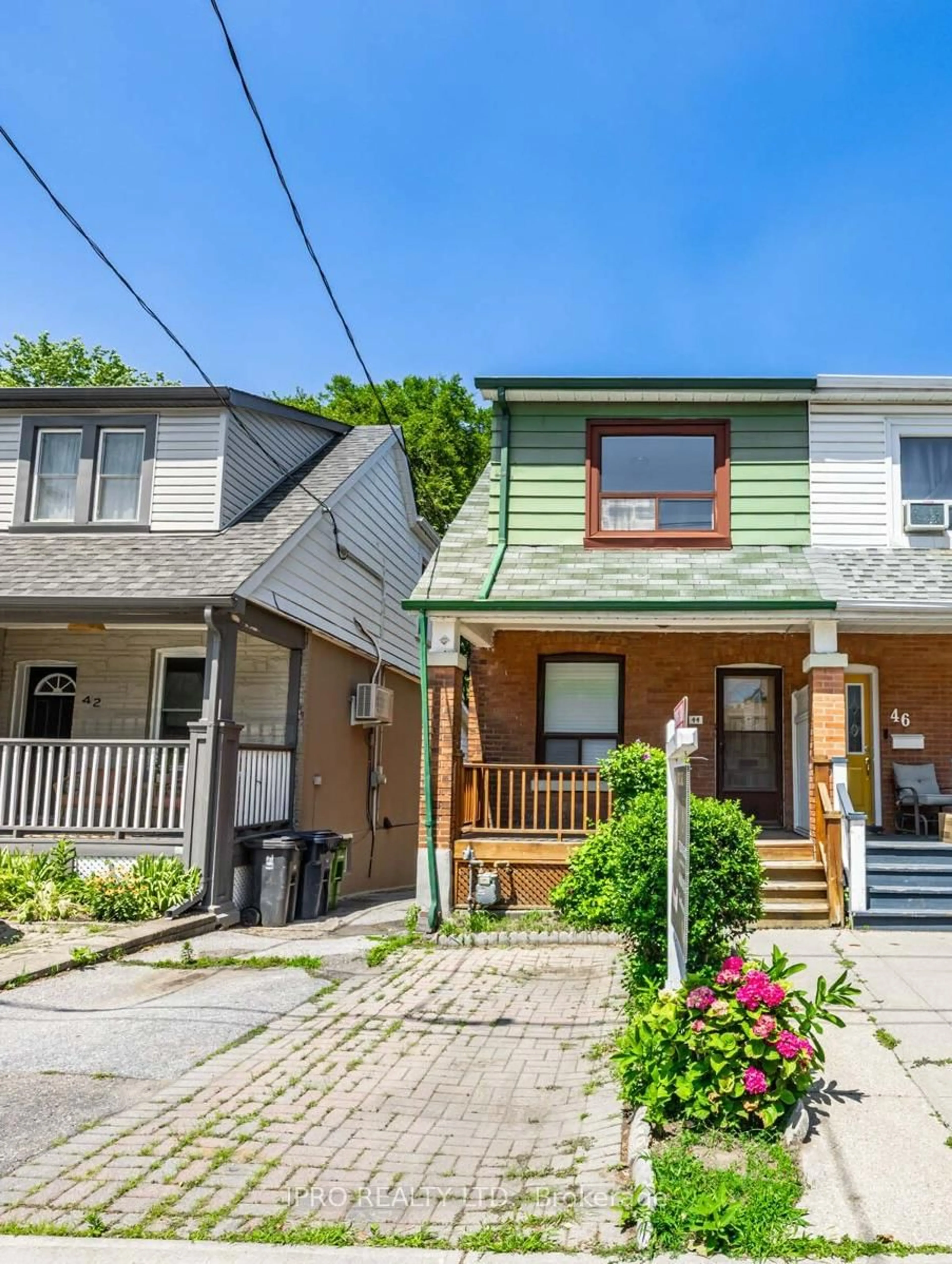 Home with brick exterior material, street for 44 Queensdale Ave, Toronto Ontario M4J 1X9