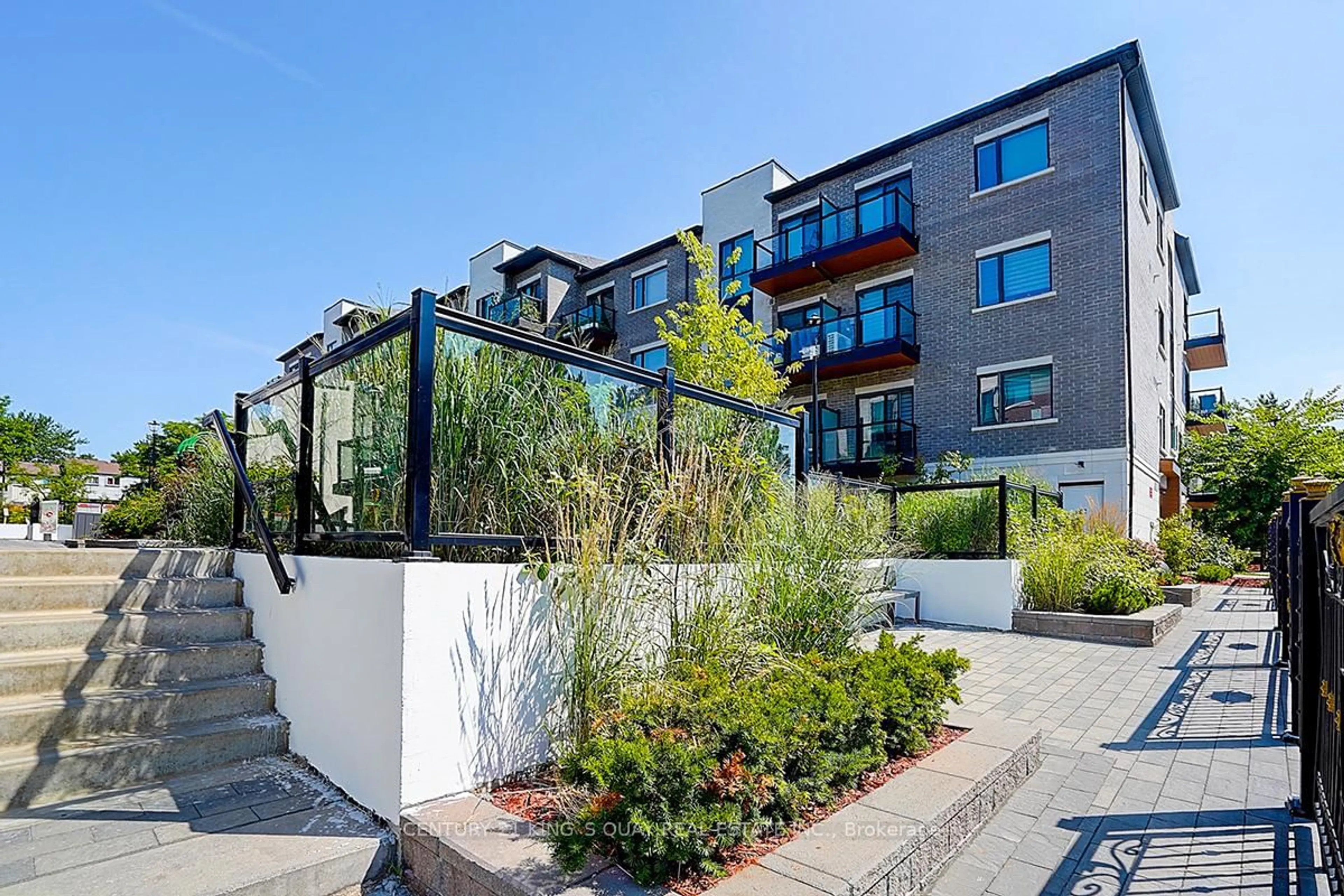 Patio, street for 200 Chester Le Blvd #D102, Toronto Ontario M1W 0A9