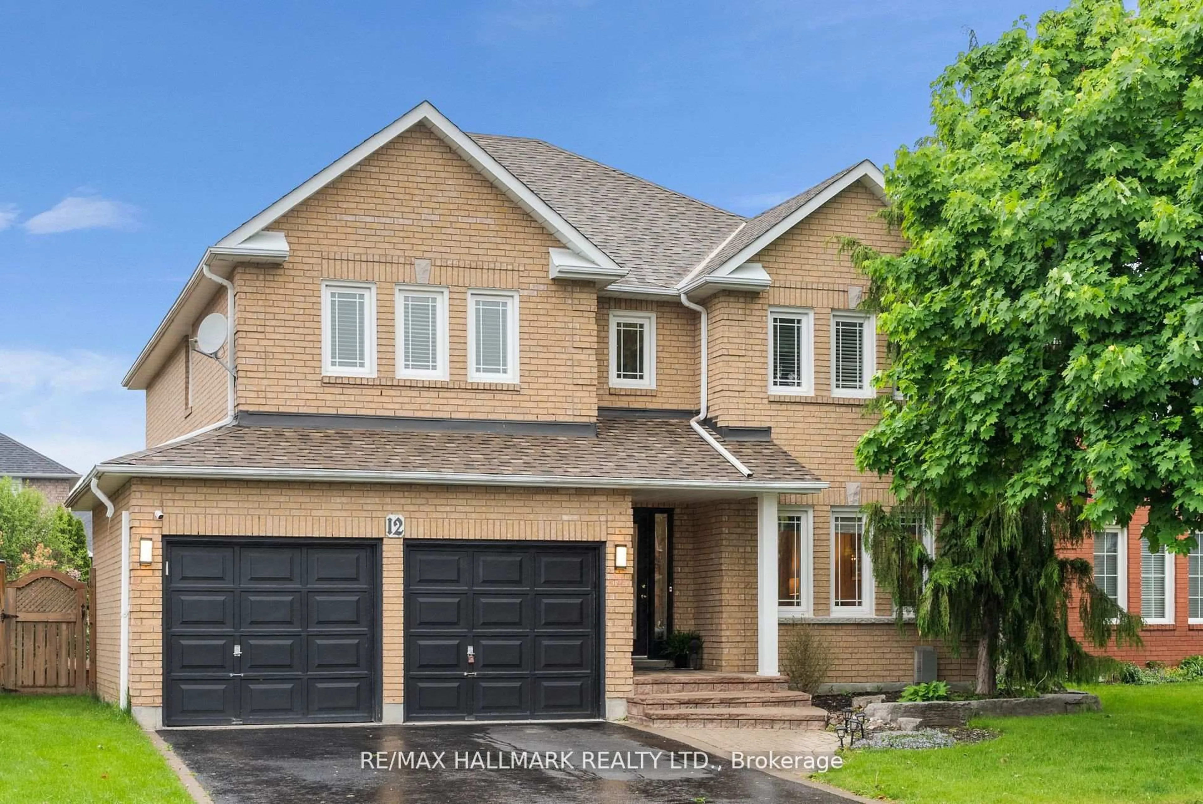 Home with brick exterior material, street for 12 Donald Wilson St, Whitby Ontario L1R 2H5