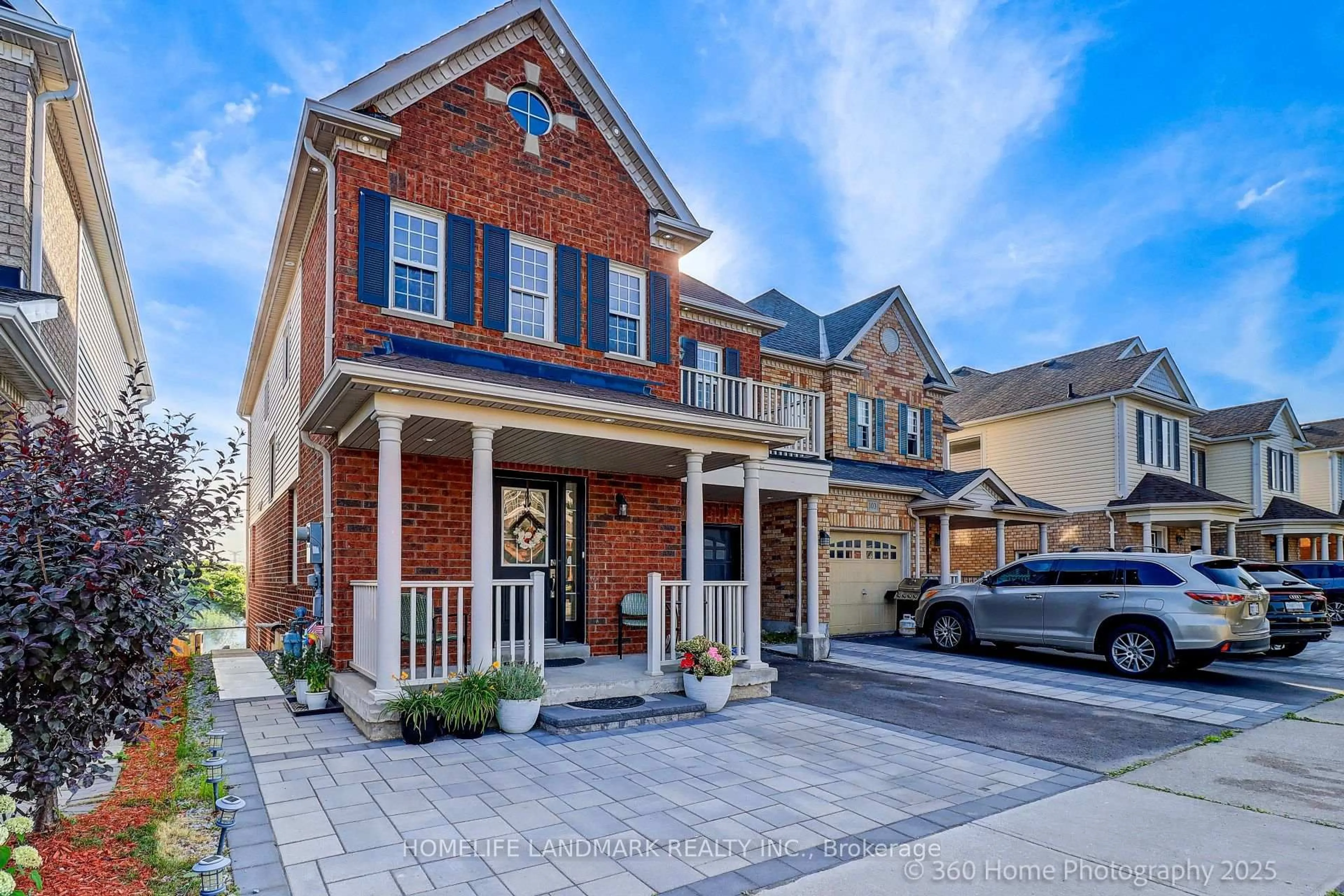 Home with brick exterior material, street for 105 Warnford Circ, Ajax Ontario L1T 0J3
