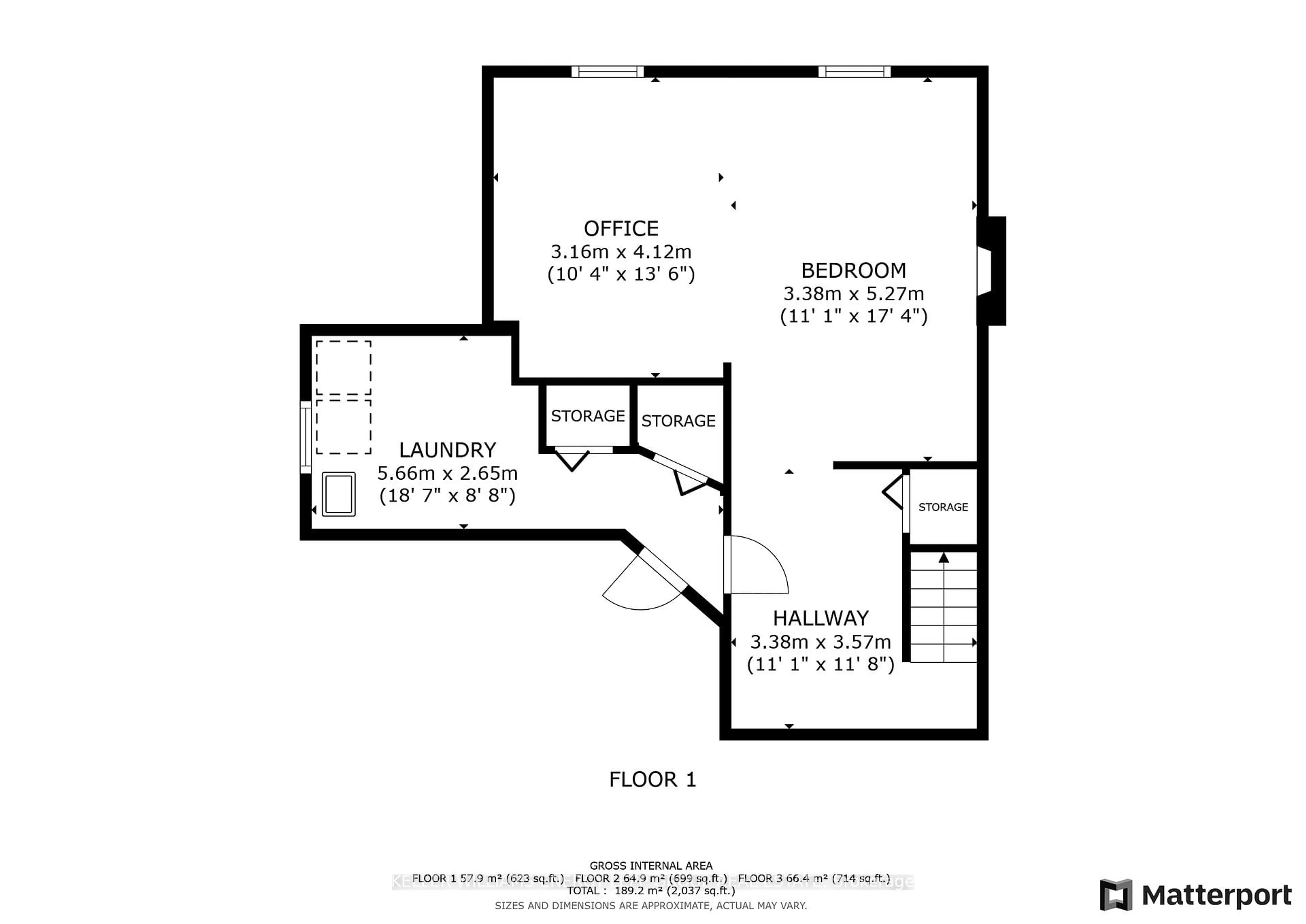 Floor plan for 873 Monique St, Oshawa Ontario L1J 7S9