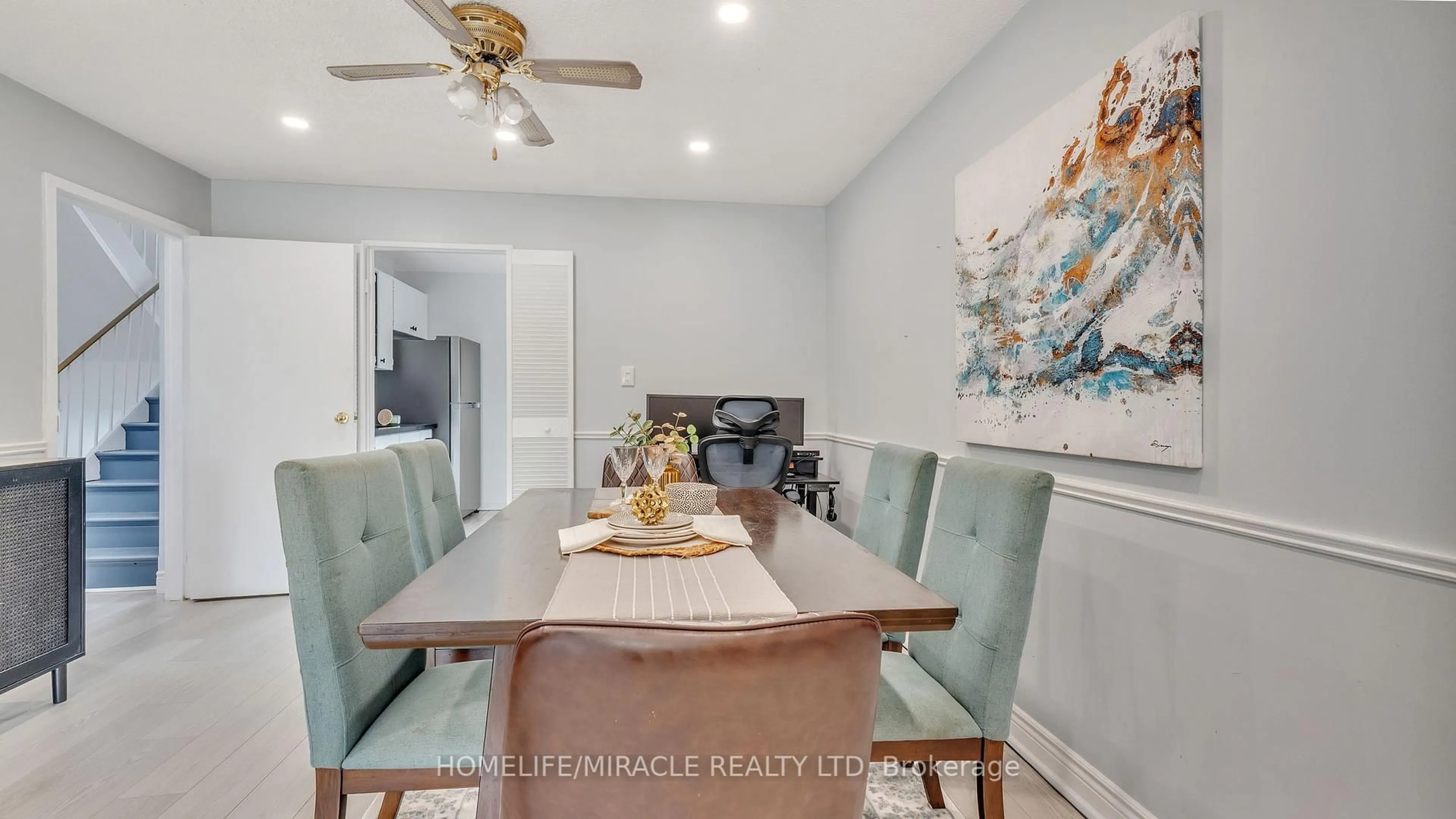 Dining room, unknown for 91 Muir Dr #54, Toronto Ontario M1M 3T7