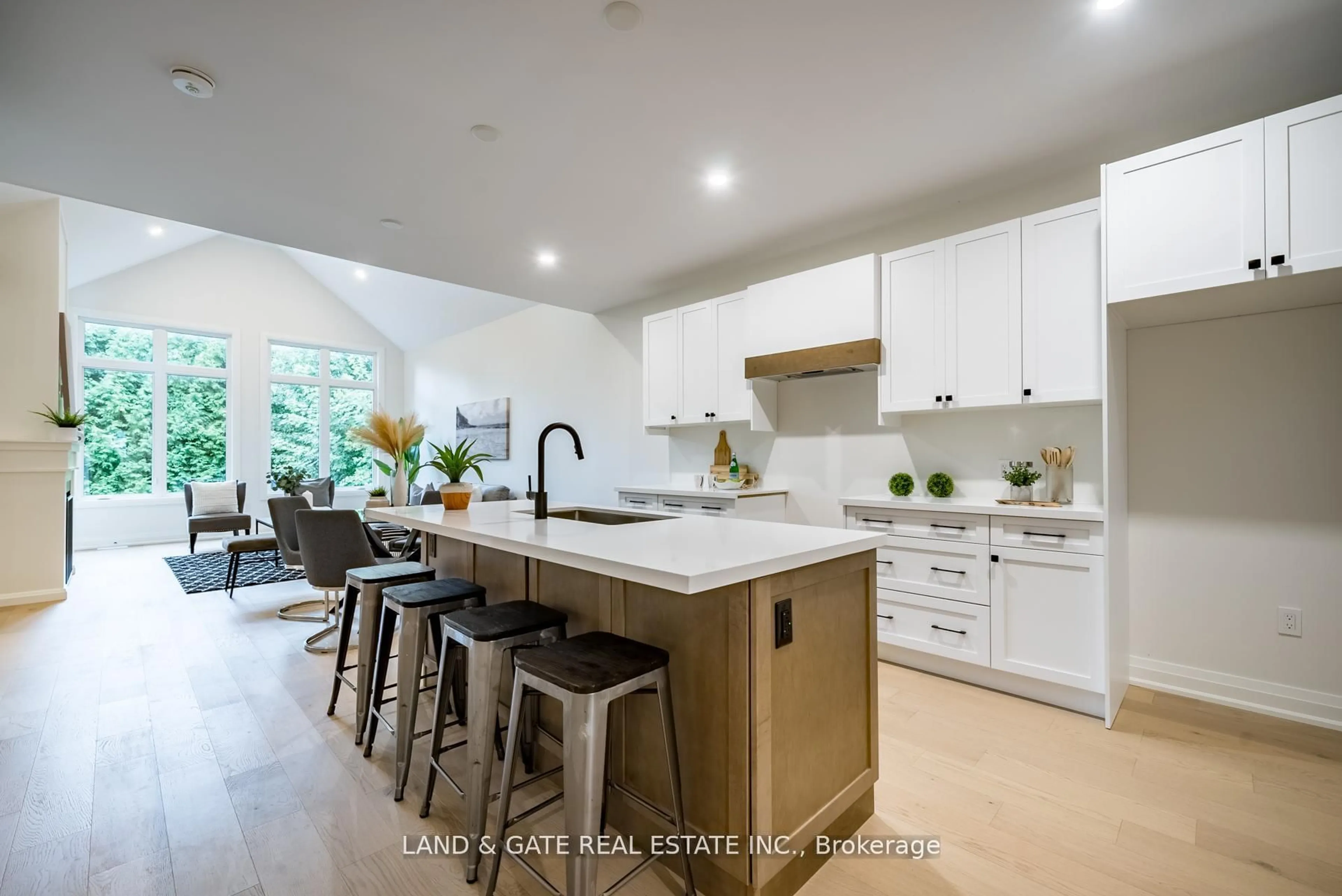 Open concept kitchen, ceramic/tile floor for 132A Elgin St, Clarington Ontario L1C 3E7