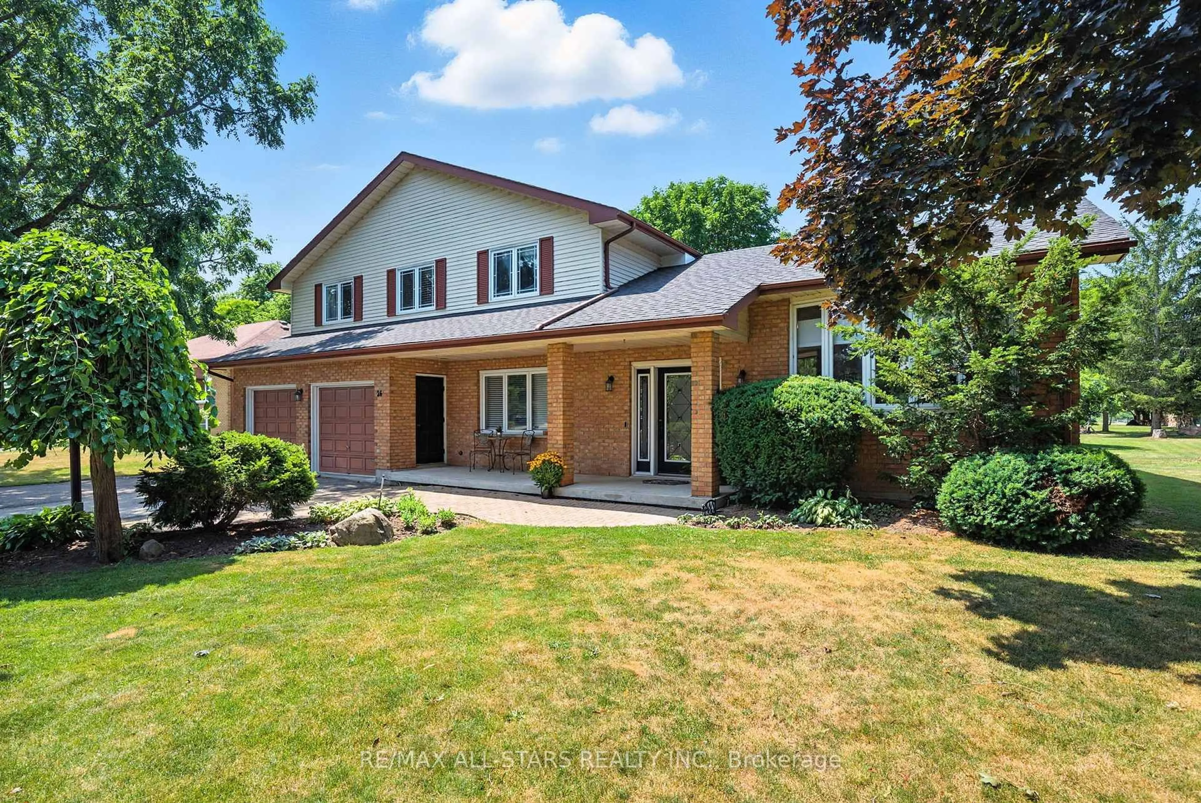 Home with brick exterior material, street for 26 Carlan Dr, Scugog Ontario L9L 1P2