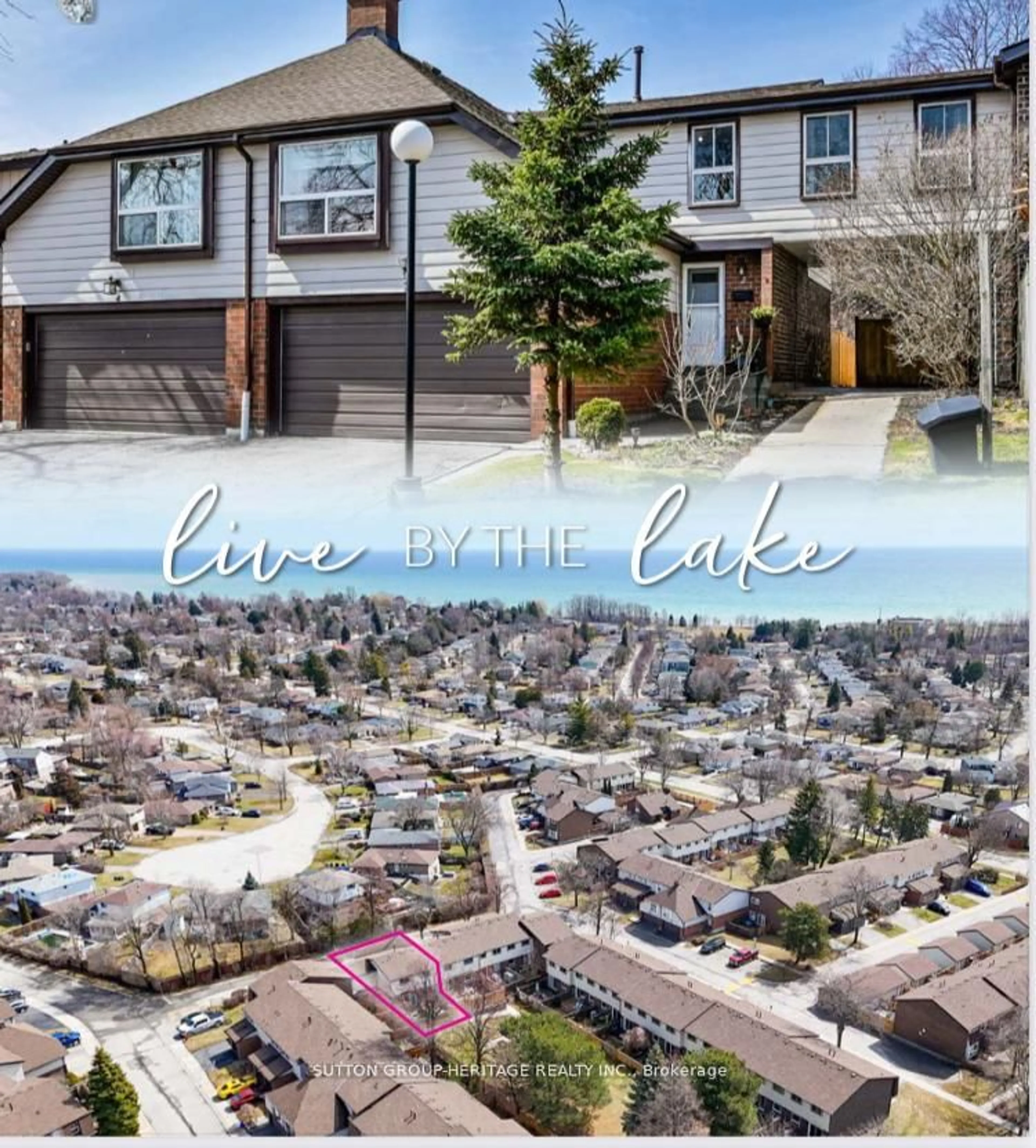 A pic from outside/outdoor area/front of a property/back of a property/a pic from drone, water/lake/river/ocean view for 2 Cook Lane #23, Ajax Ontario L1S 3N6