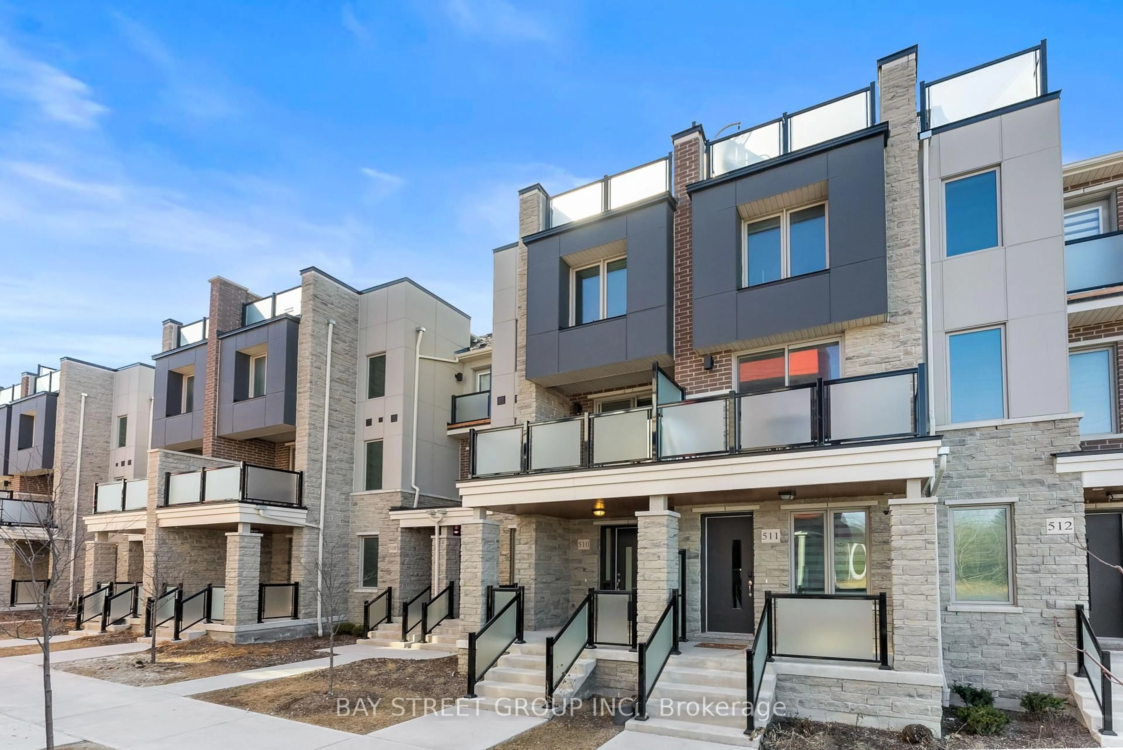 Home with brick exterior material, street for 1034 Reflection Pl #510, Pickering Ontario L1X 0L1