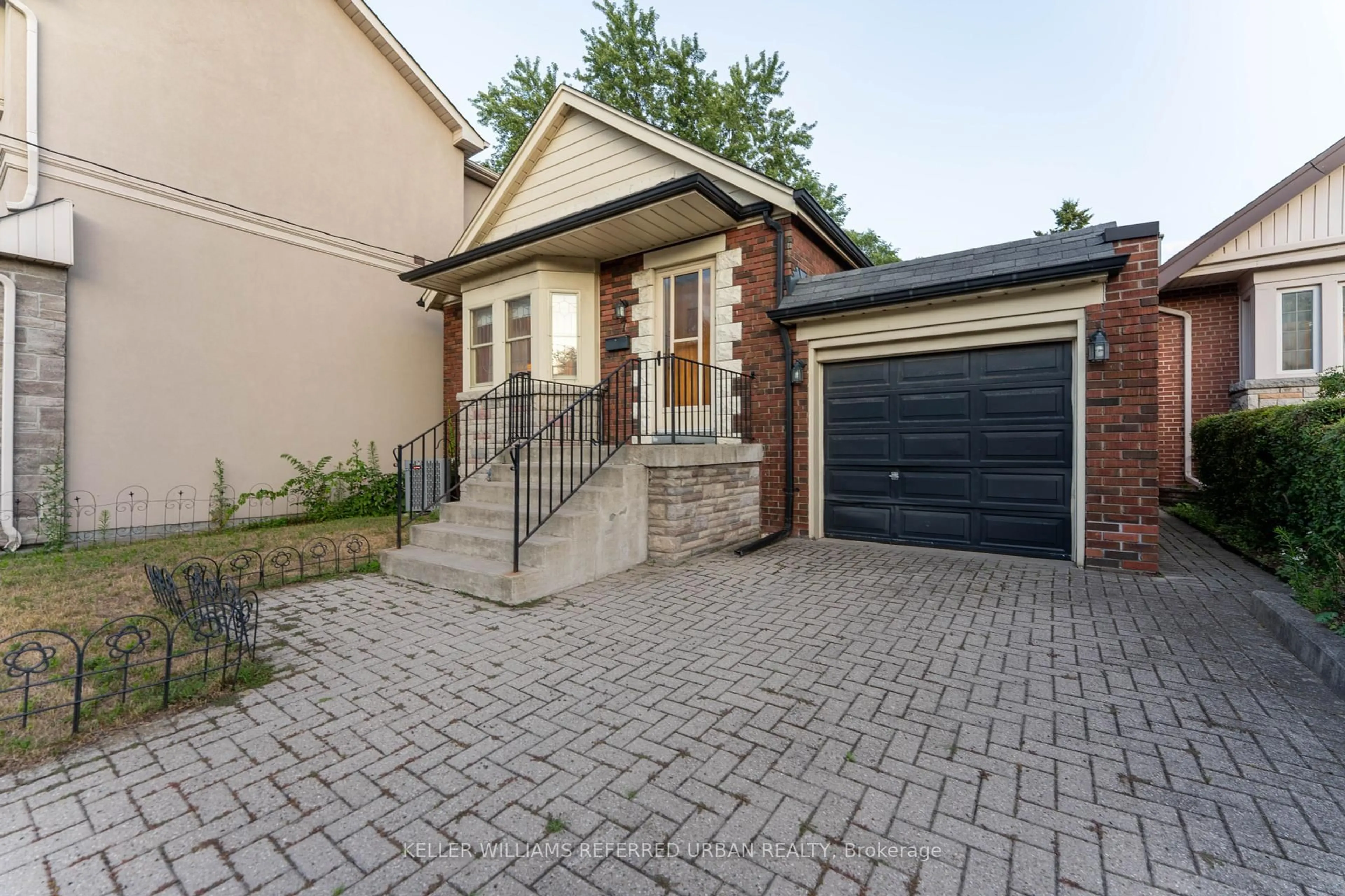 Home with brick exterior material, street for 7 Davies Cres, Toronto Ontario M4J 2X4