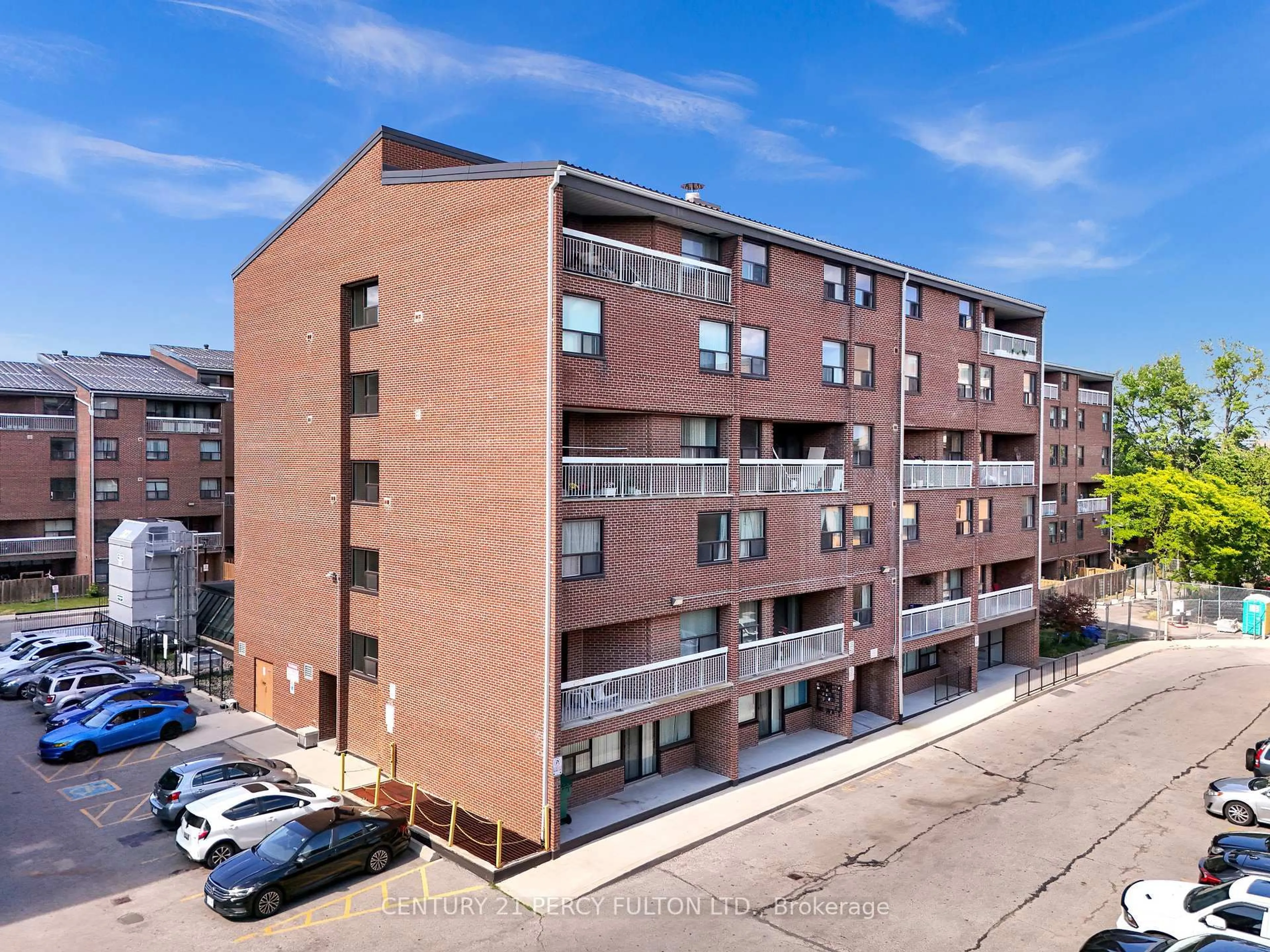 A pic from outside/outdoor area/front of a property/back of a property/a pic from drone, unknown for 4062 Lawrence Ave #204, Toronto Ontario M1E 4V5